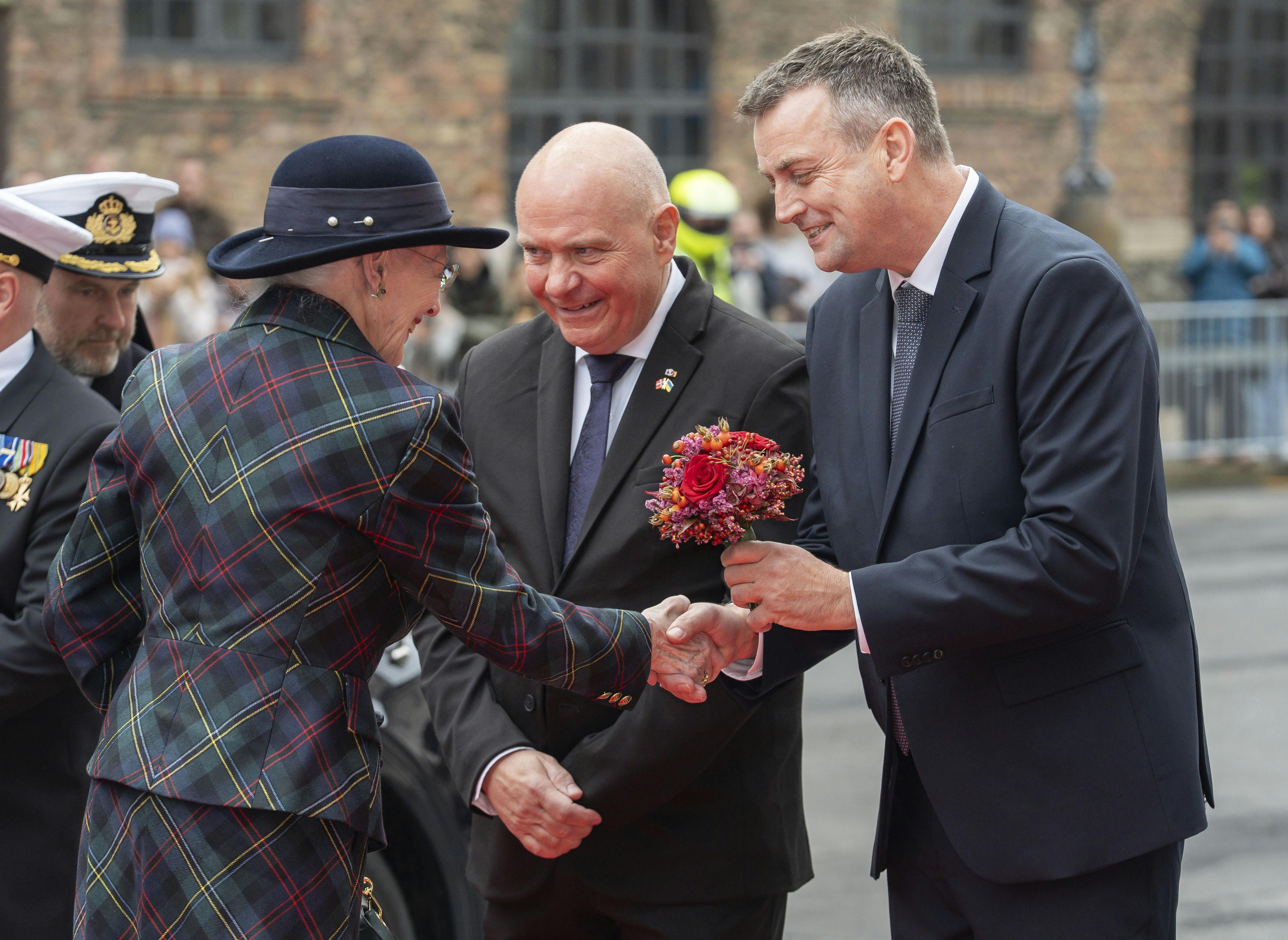 Dronning Margrethe til Folketingets åbning.