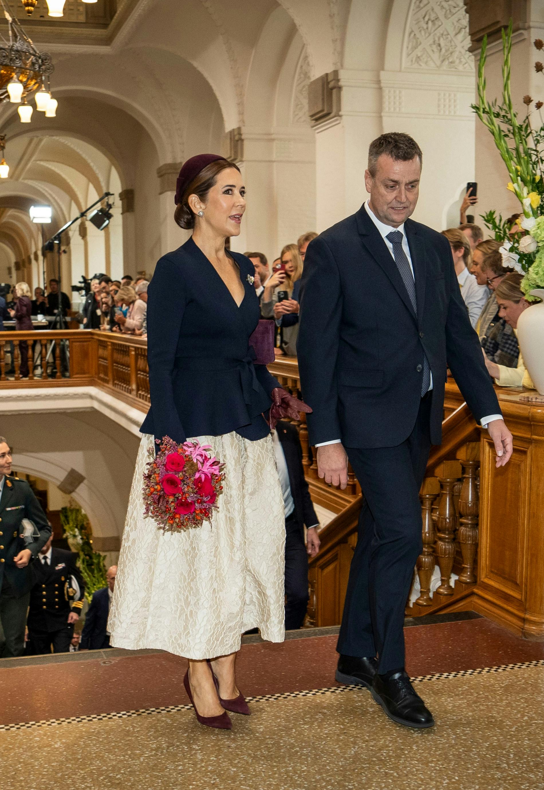 Dronning Mary ved Folketingets åbning.