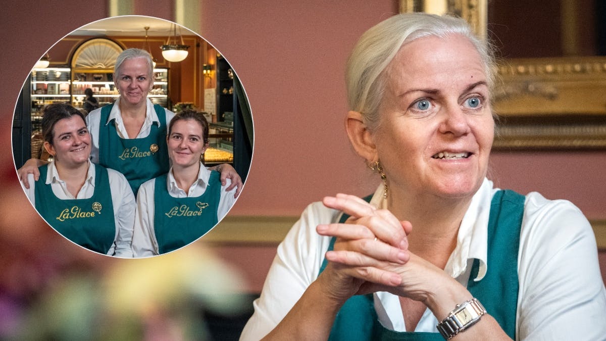 Marianne Stagetorn Kolos med døtrene Maria og Laura.