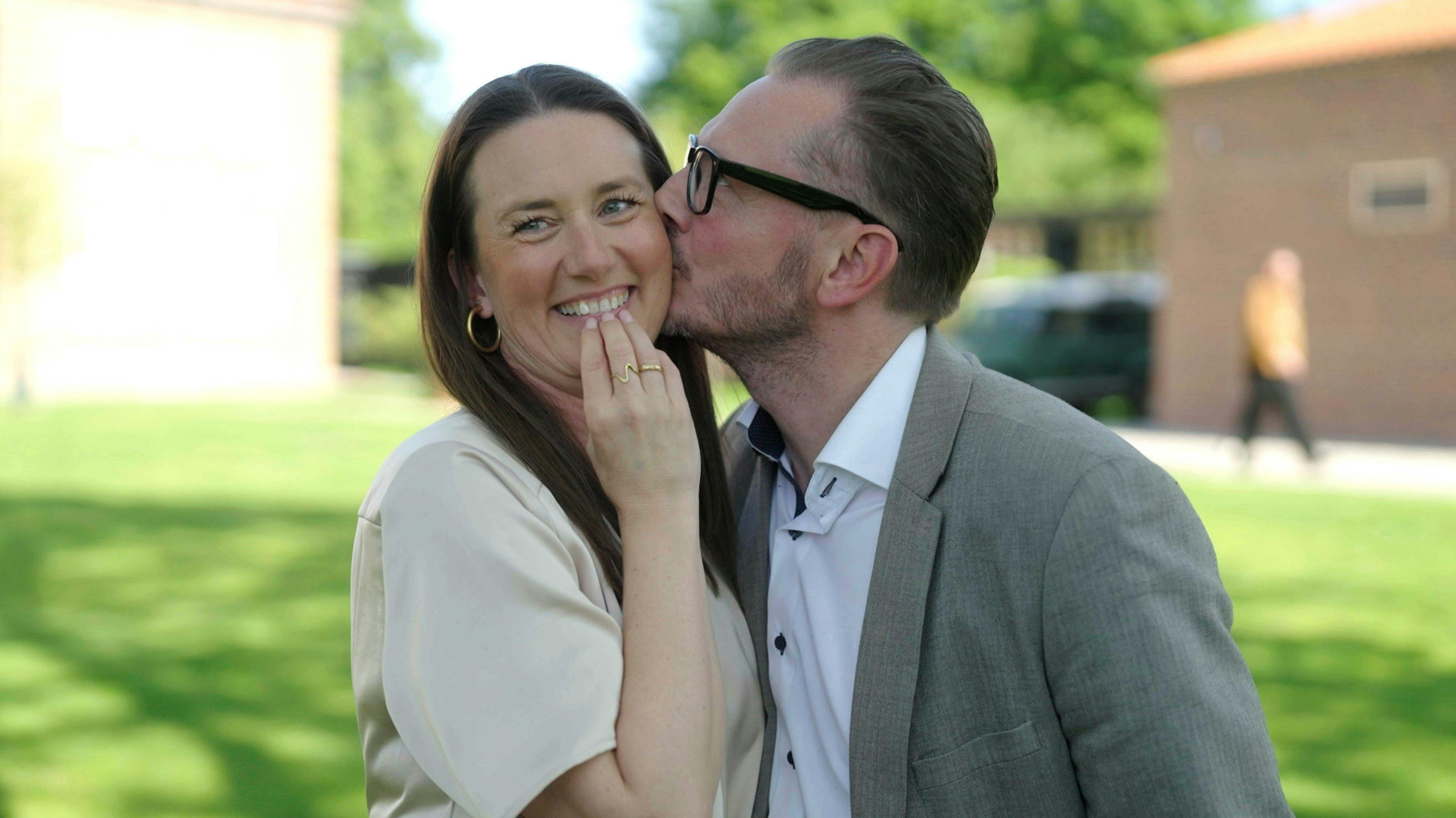 Mette og Thomas i sidste afsnit af "Gift ved første blik".