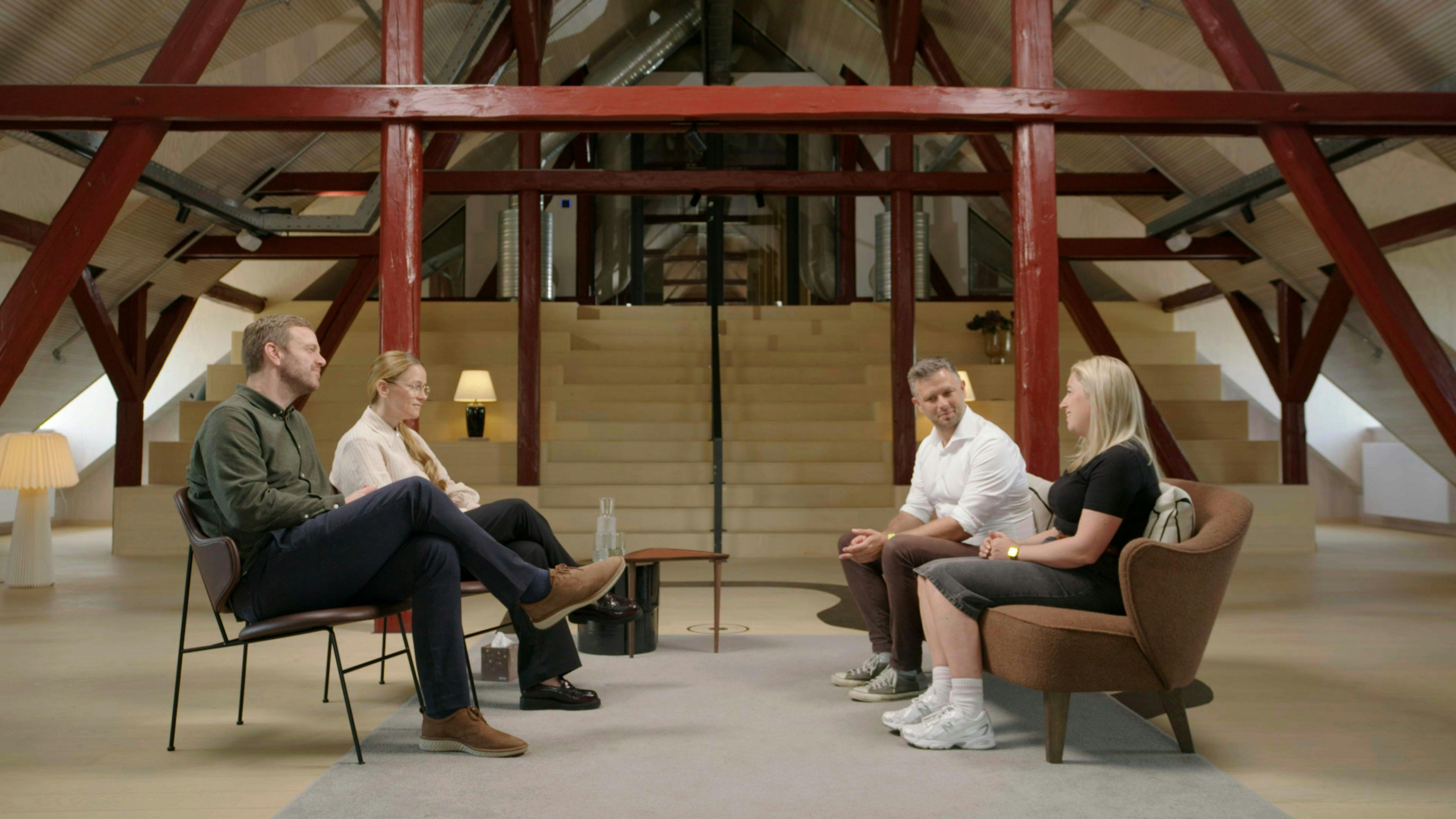 Lasse og Dorthe var ikke enige, da beslutningen skulle træffes.