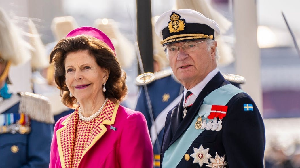 Dronning Silvia og kong Carl Gustaf fik fornemt besøg af en konge tidligere på ugen. 