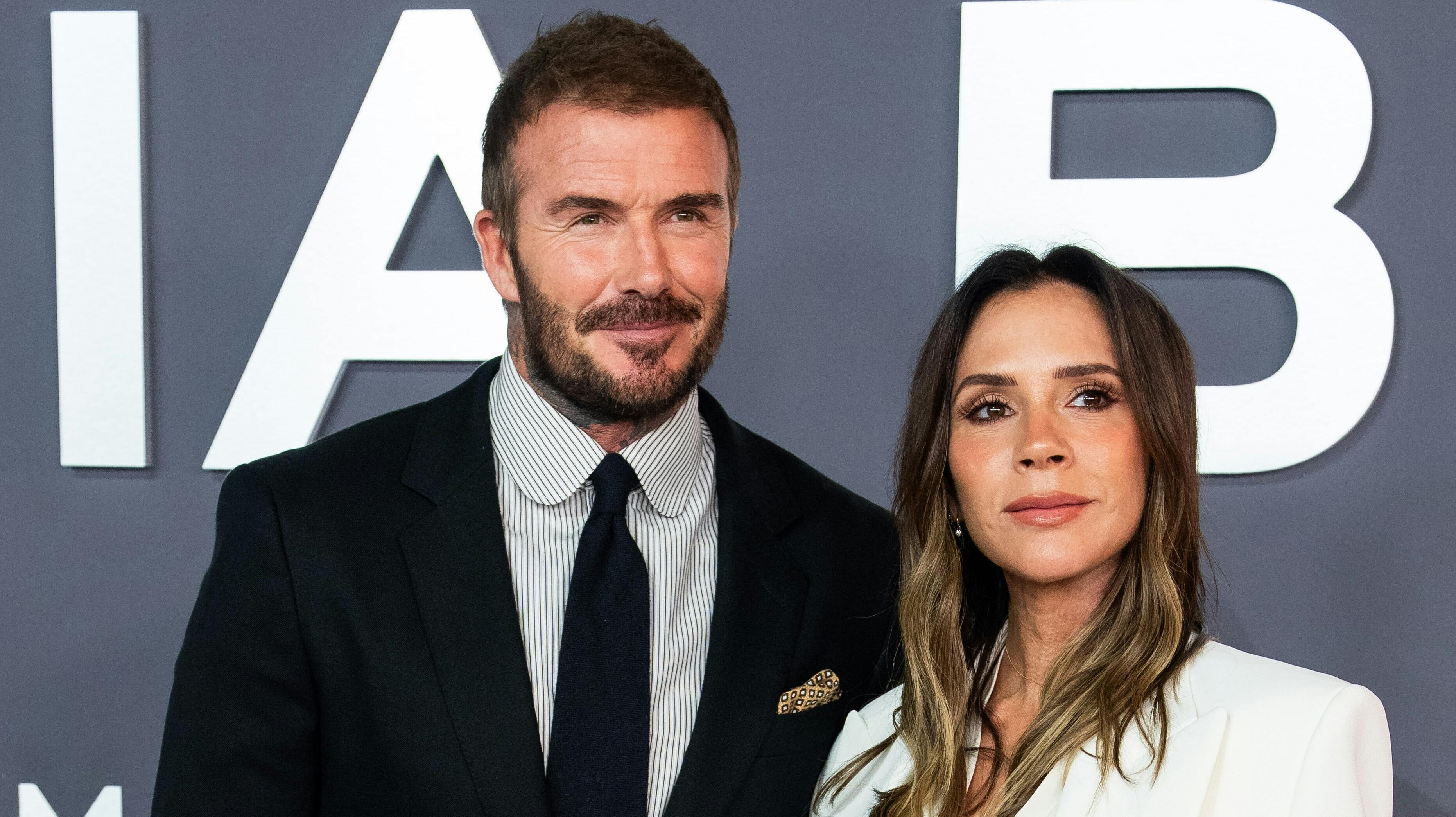 David Beckham og Victoria Beckham. 