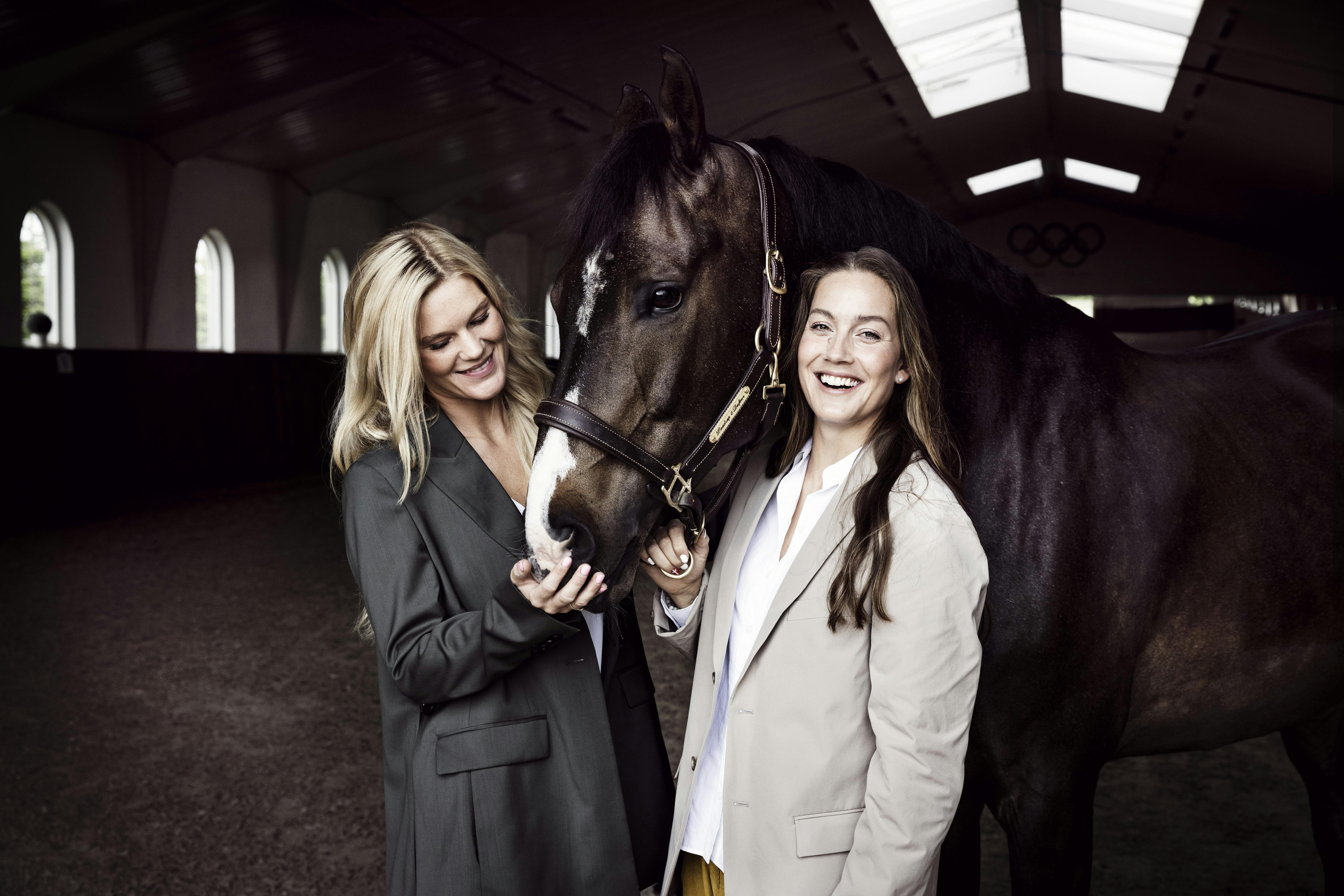 Rasmine og Cathrine Laudrup-Dufour.