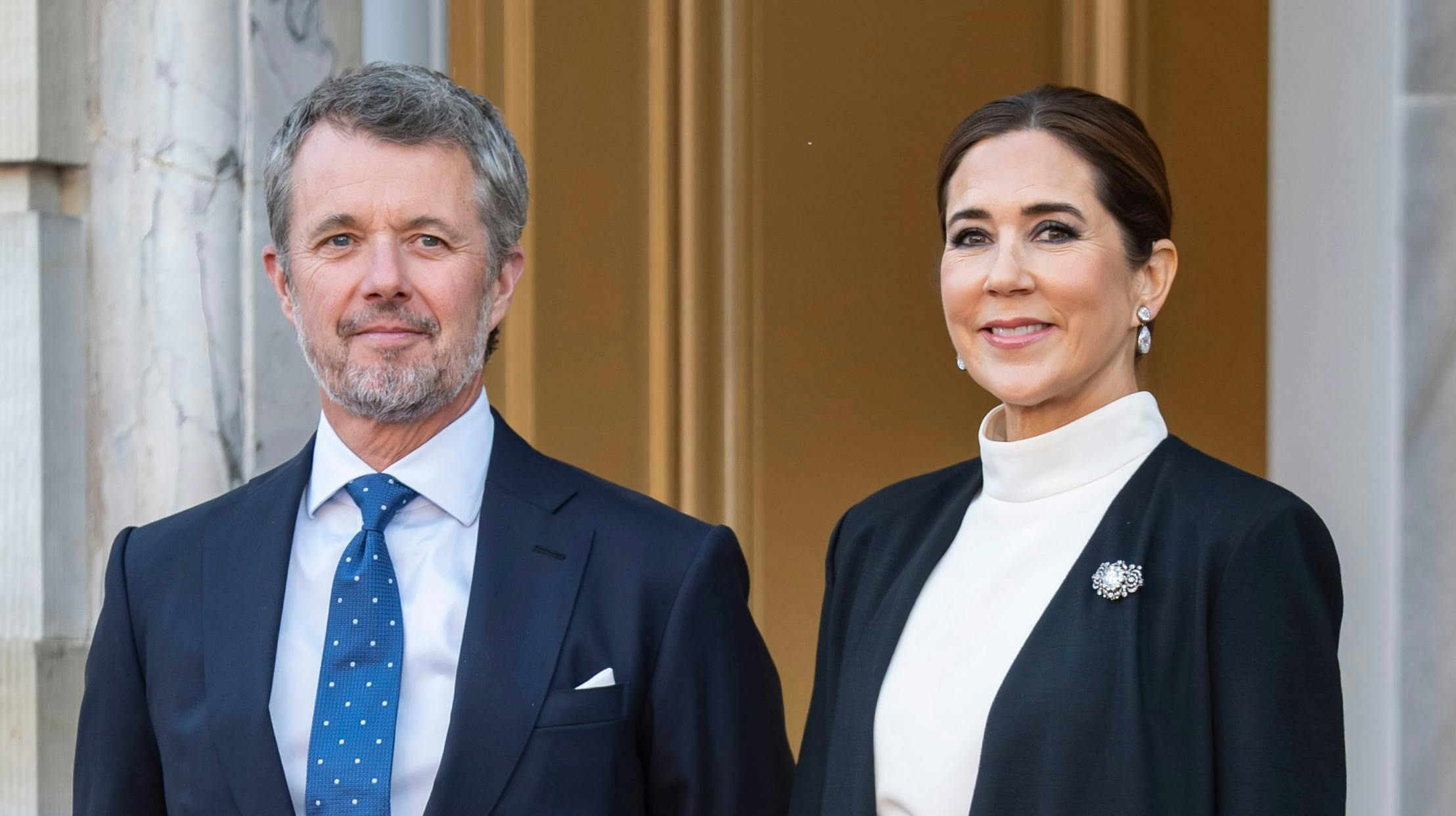 Kong Frederik og dronning Mary.