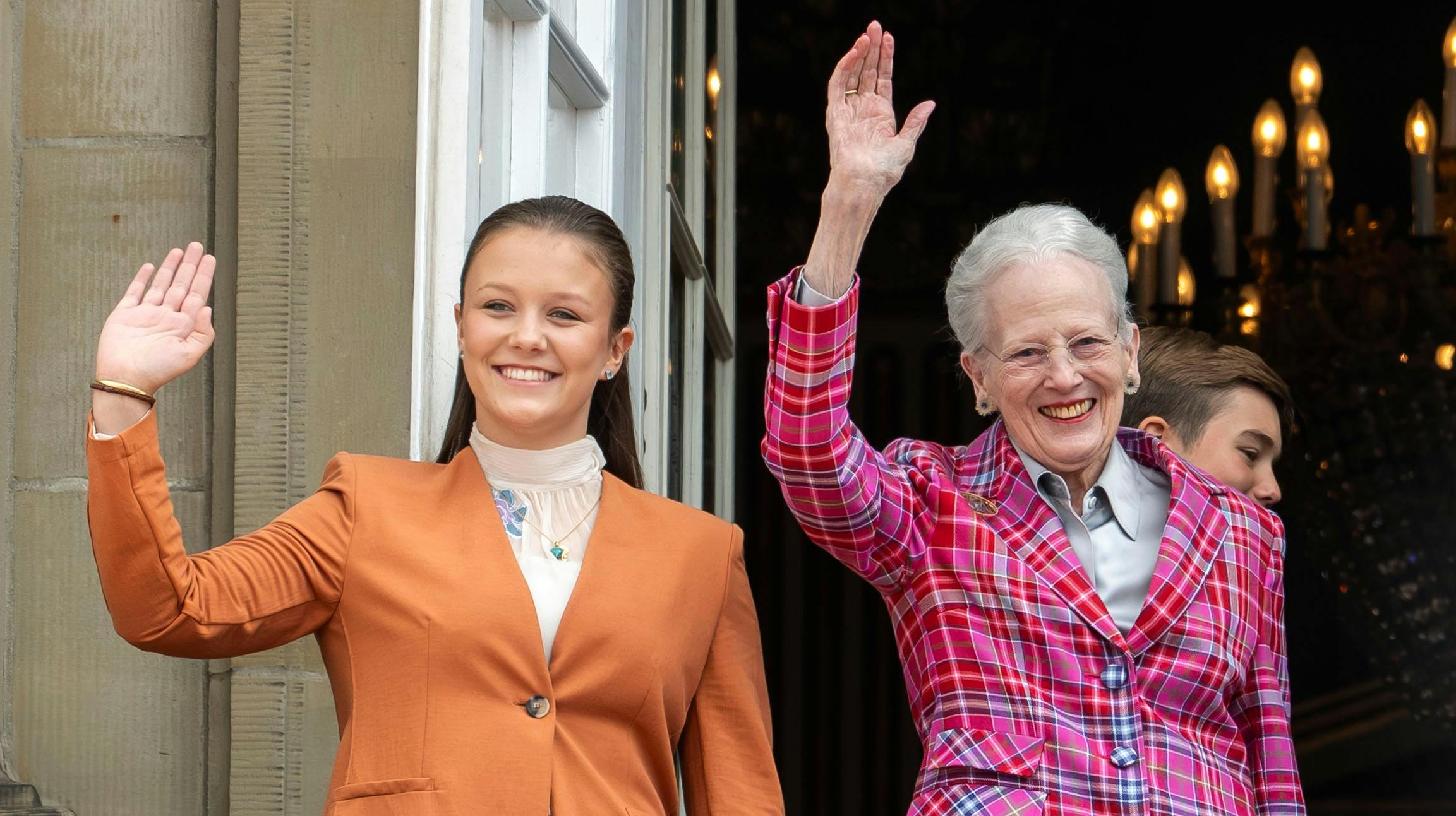 Prinsesse Isabella og dronning Margrethe.