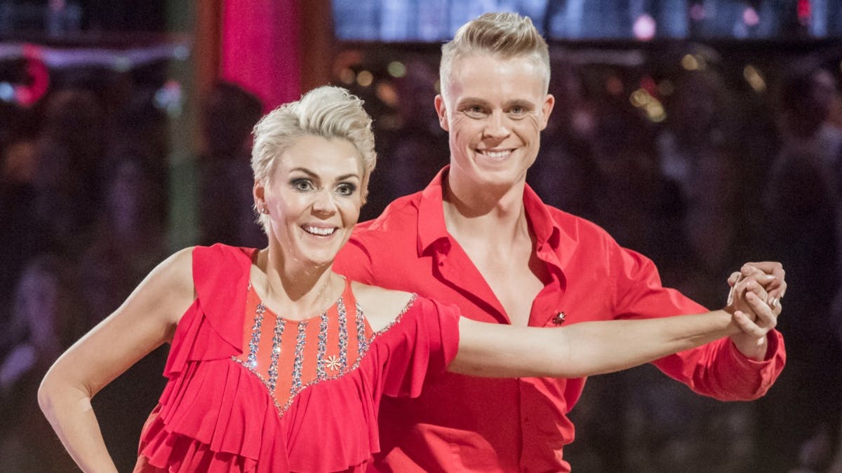 Frederik Nonnemann og Lene Beier dansede sammen i "Vild med dans" i 2016.