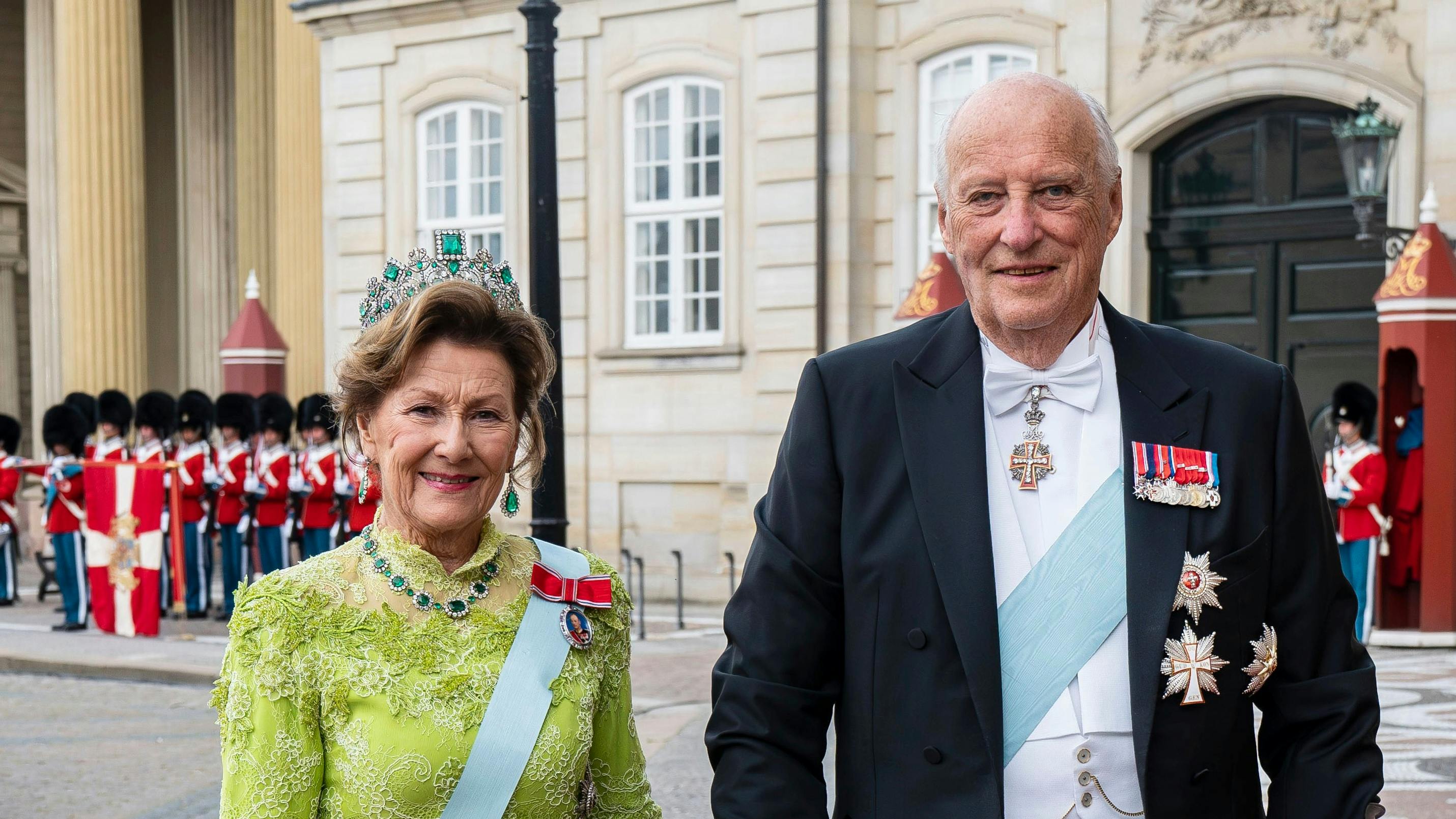 Dronning Sonja og kong Harald. 