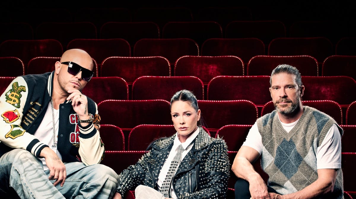René Dif, Lene Nystrøm og Søren Rasted. 