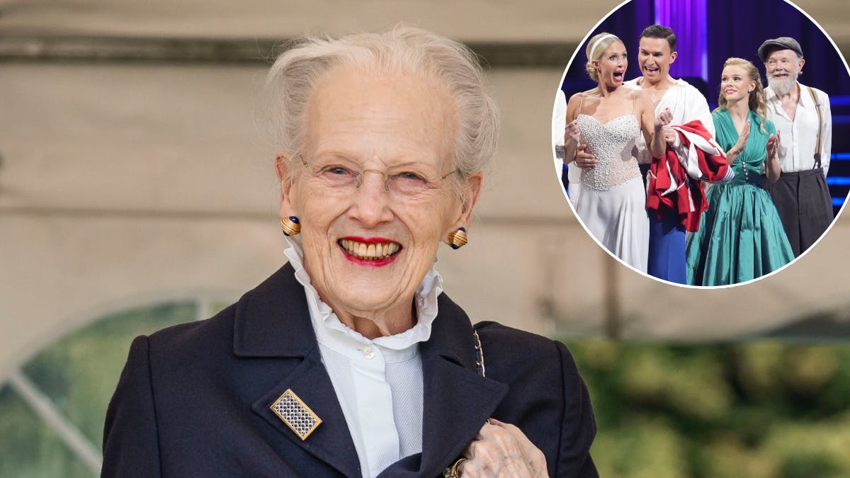 Dronning Margrethe. Indsat foto fra "Vild med dans".&nbsp;
