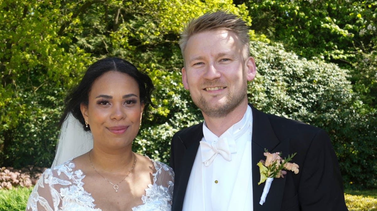 Peter Kofod og sin elskede Josephine Sakura Alstrup.