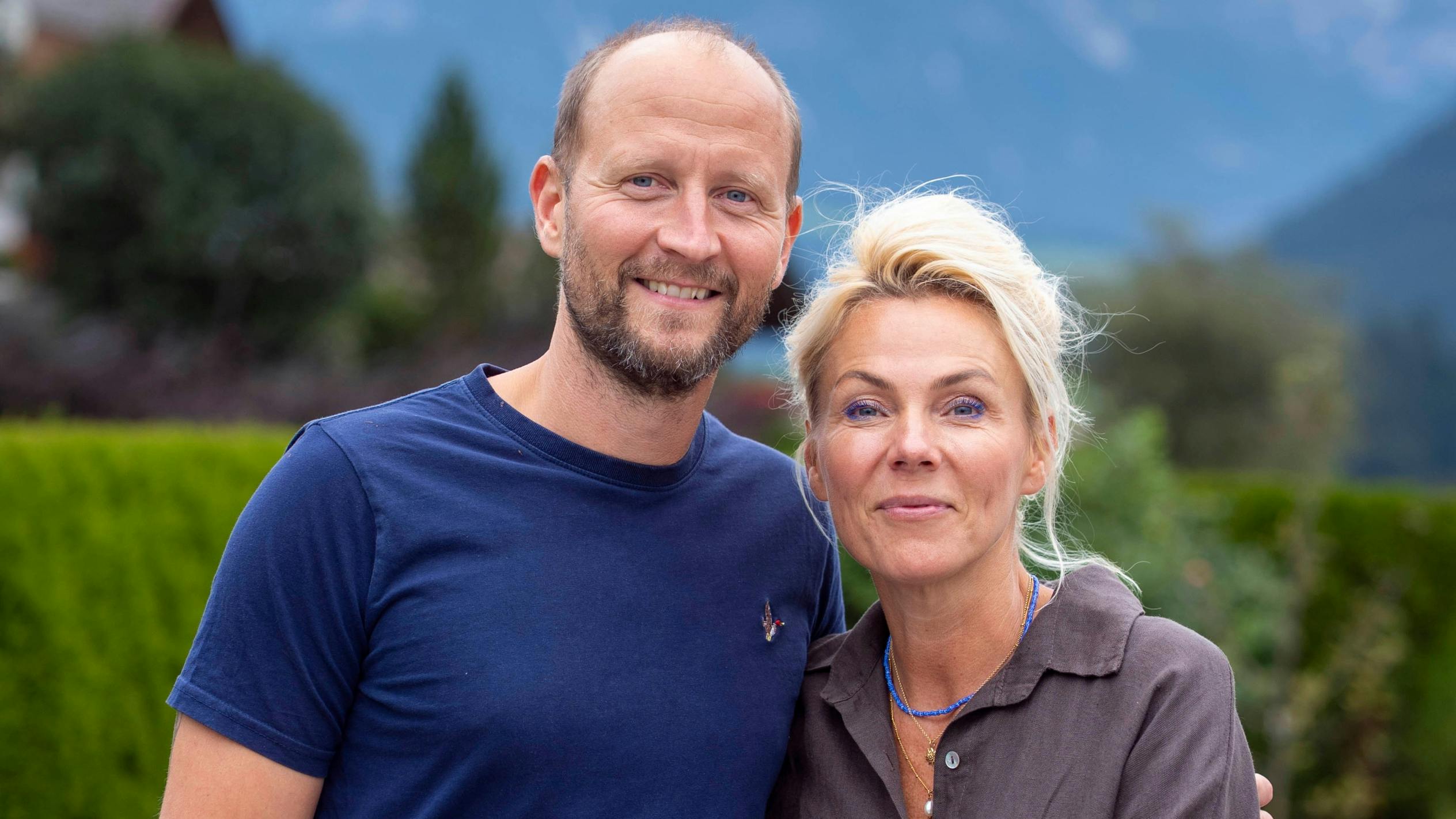 Lene Beier og ægtemanden Anders. 