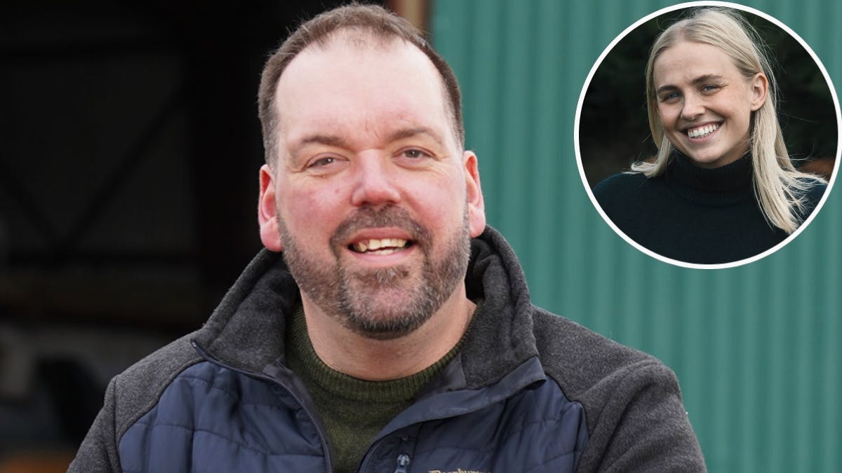 Kasper indrømmer en hemmelig flirt over for Sofie Martinusen i "Landmand søger kærlighed"