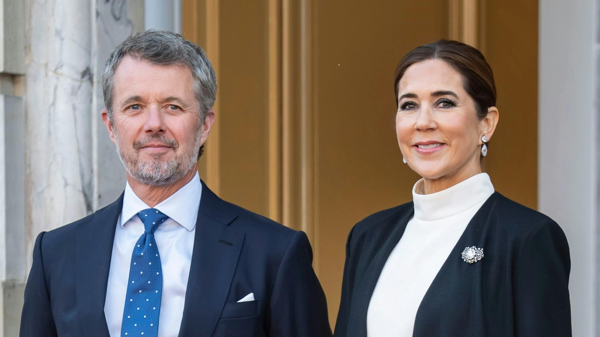Kong Frederik og dronning Mary.