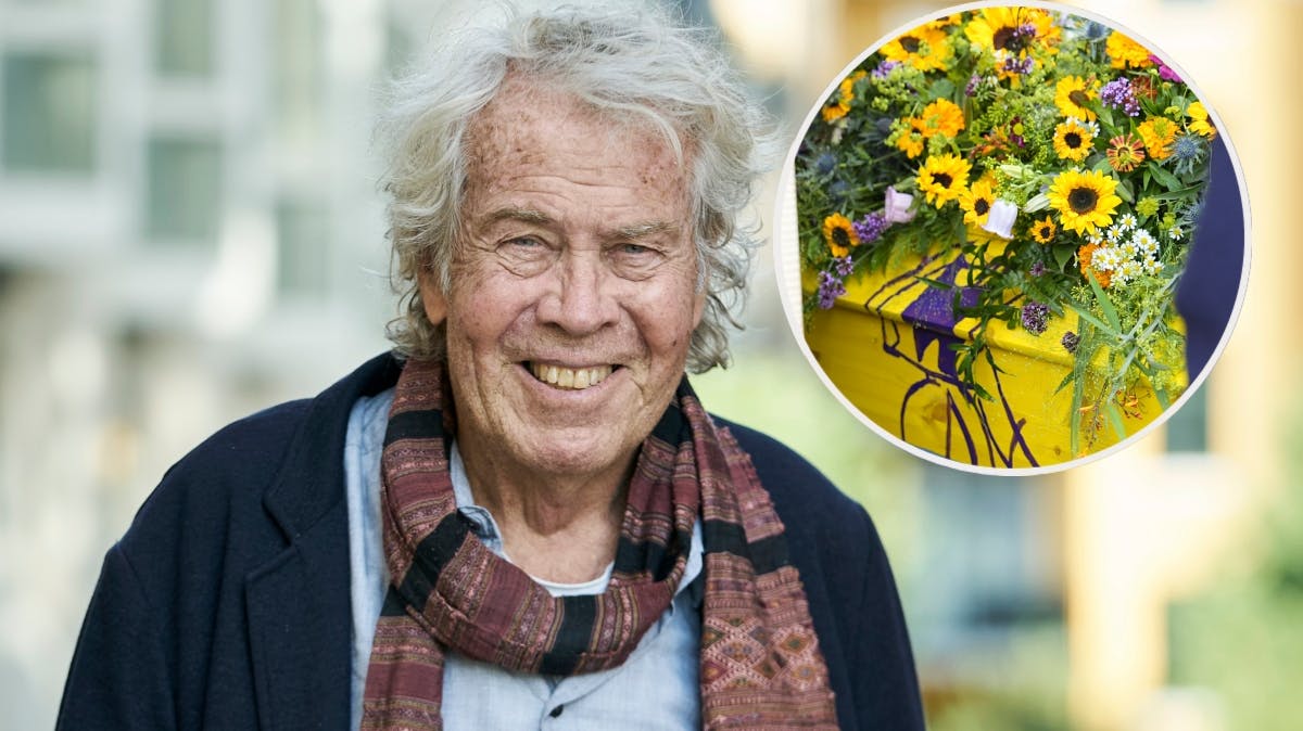 Én blomst gik igen ved Jørgen Leths bisættelse
