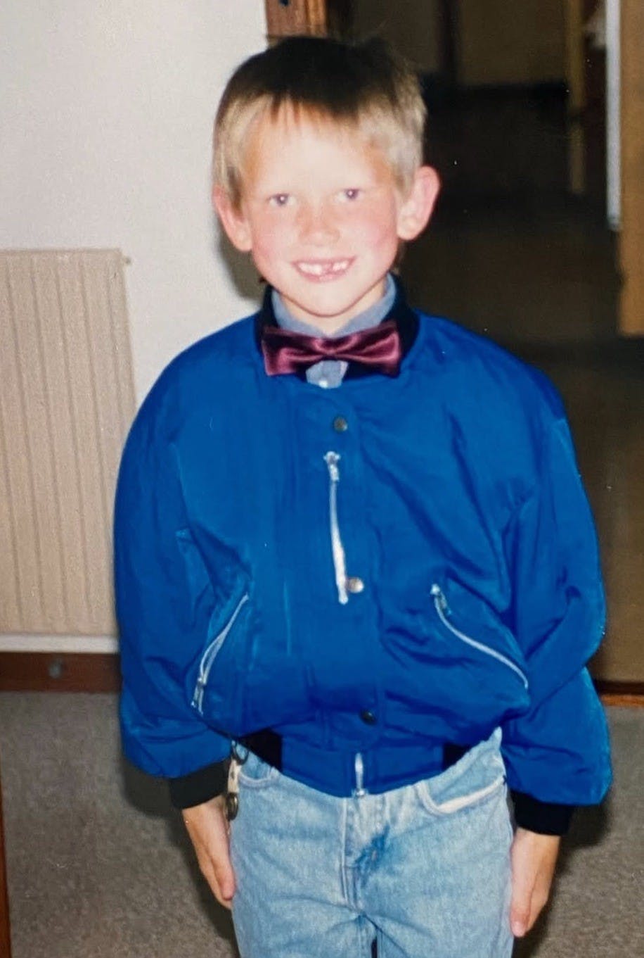 Morten Kjeldgaard til dans som lille.