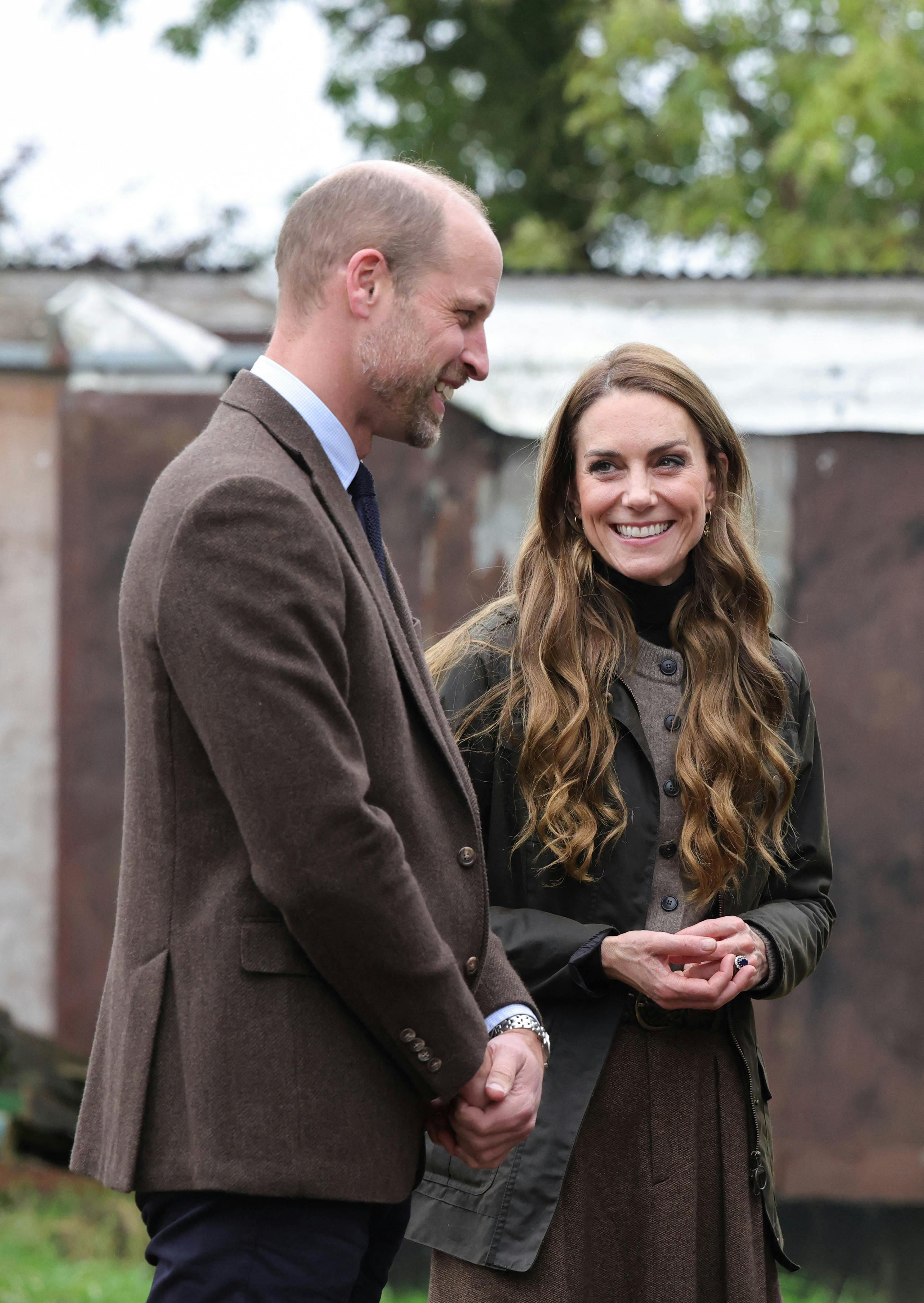 Prins William og prinsesse Kate hyggede sig vældig meget i Nordirland.