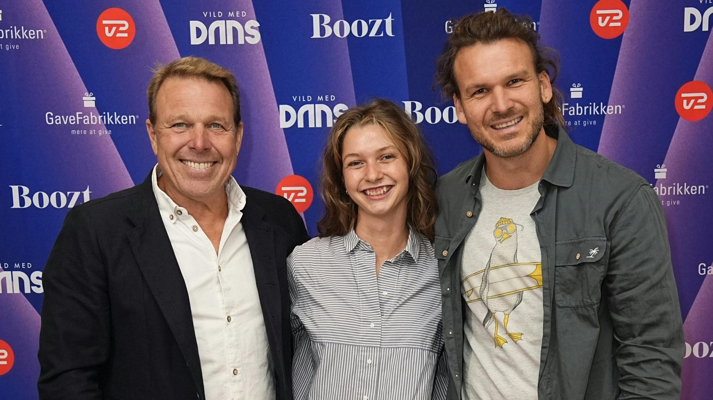 Mikkel Beha Erichsen, Emil Midé Erichsen, og Alfred Midé Erichens forlovede, Madeleine, til "Vild med dans".