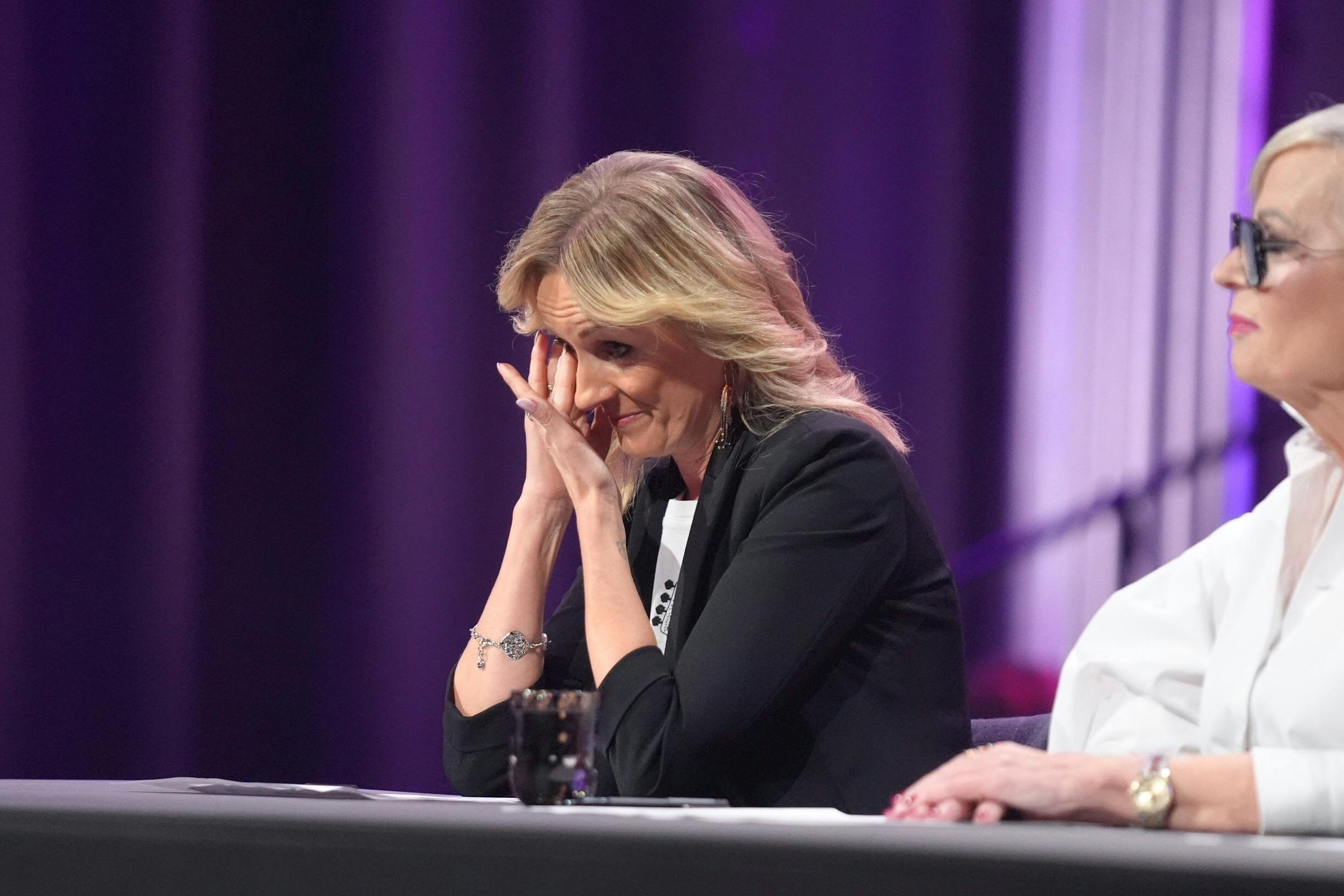 Marianne Eihilt var tydeligt berørt efter Gustav Salinas vals.