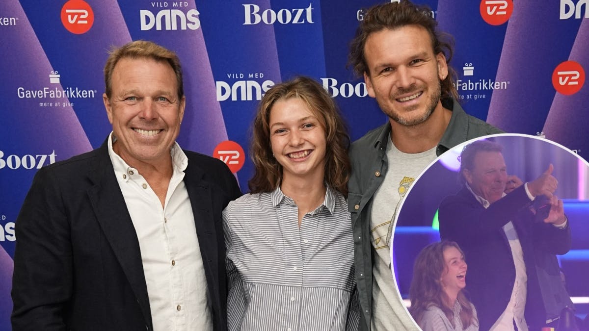 Søde scener udspillede sig mellem Alfred Midé Erichsen og hans familie før showstart