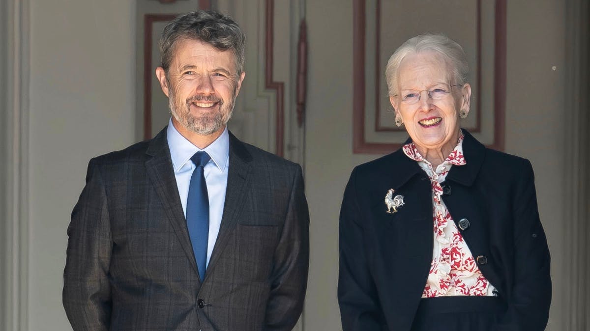 Kong Frederik og dronning Margrethe elsker begge kunst