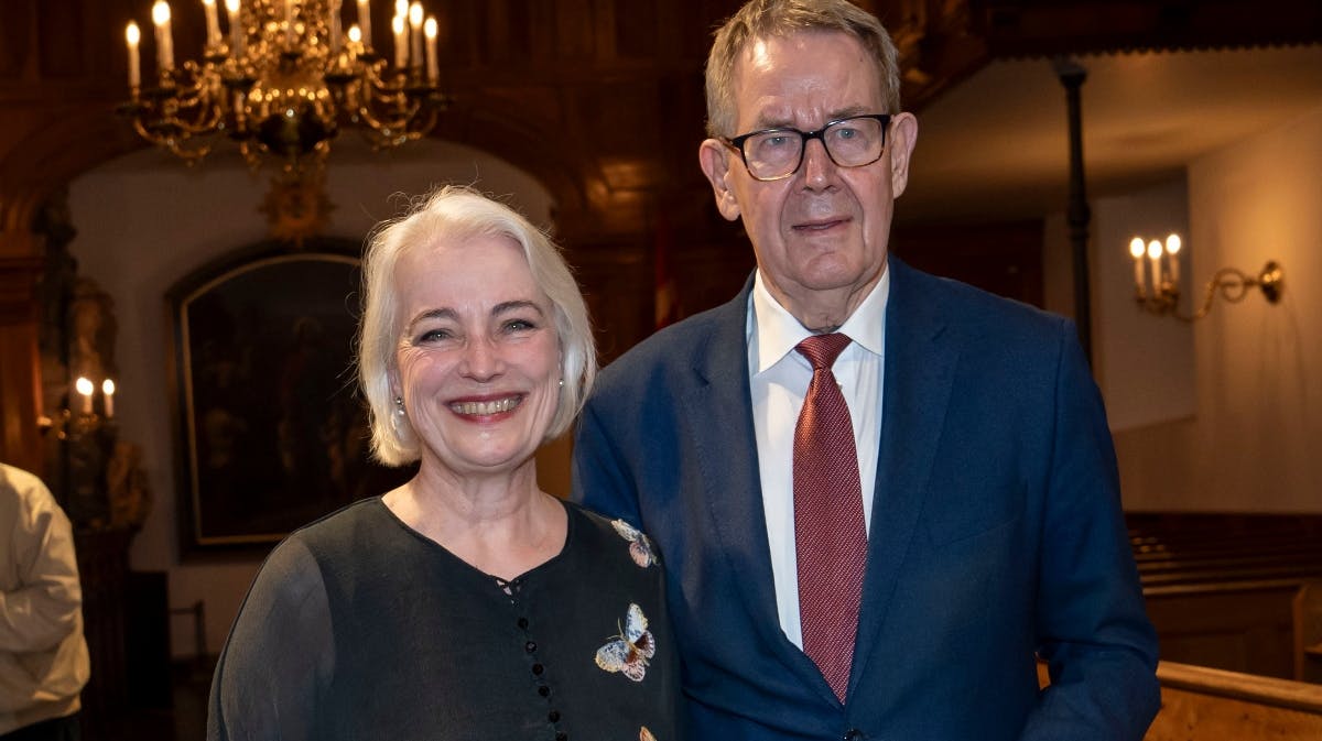 Michala Petri og Poul Nyrup Rasmussen svinger godt sammen