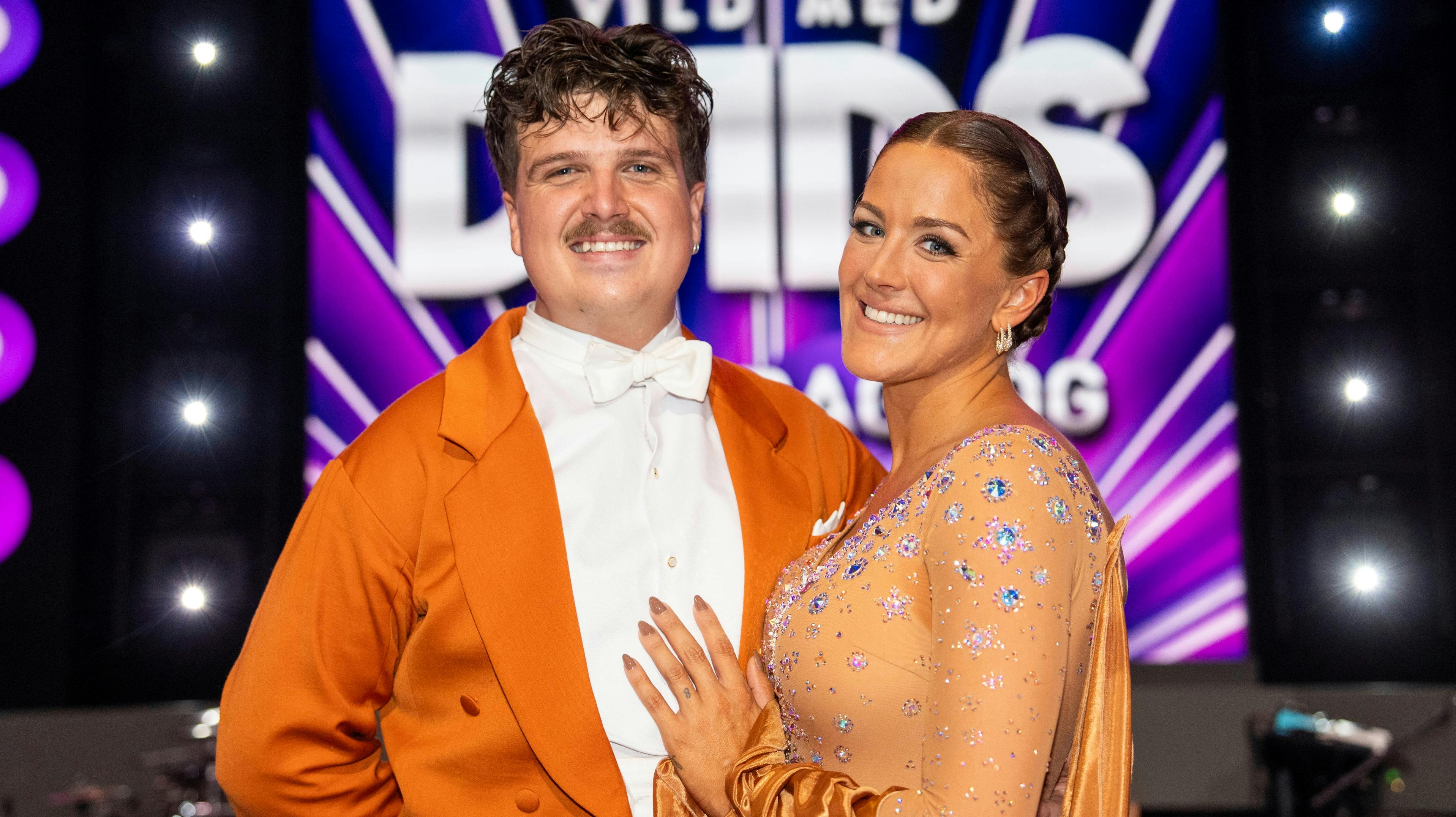 "Vild med dans"-parret Alfred Midé Erichsen og Camilla Dalsgaard.