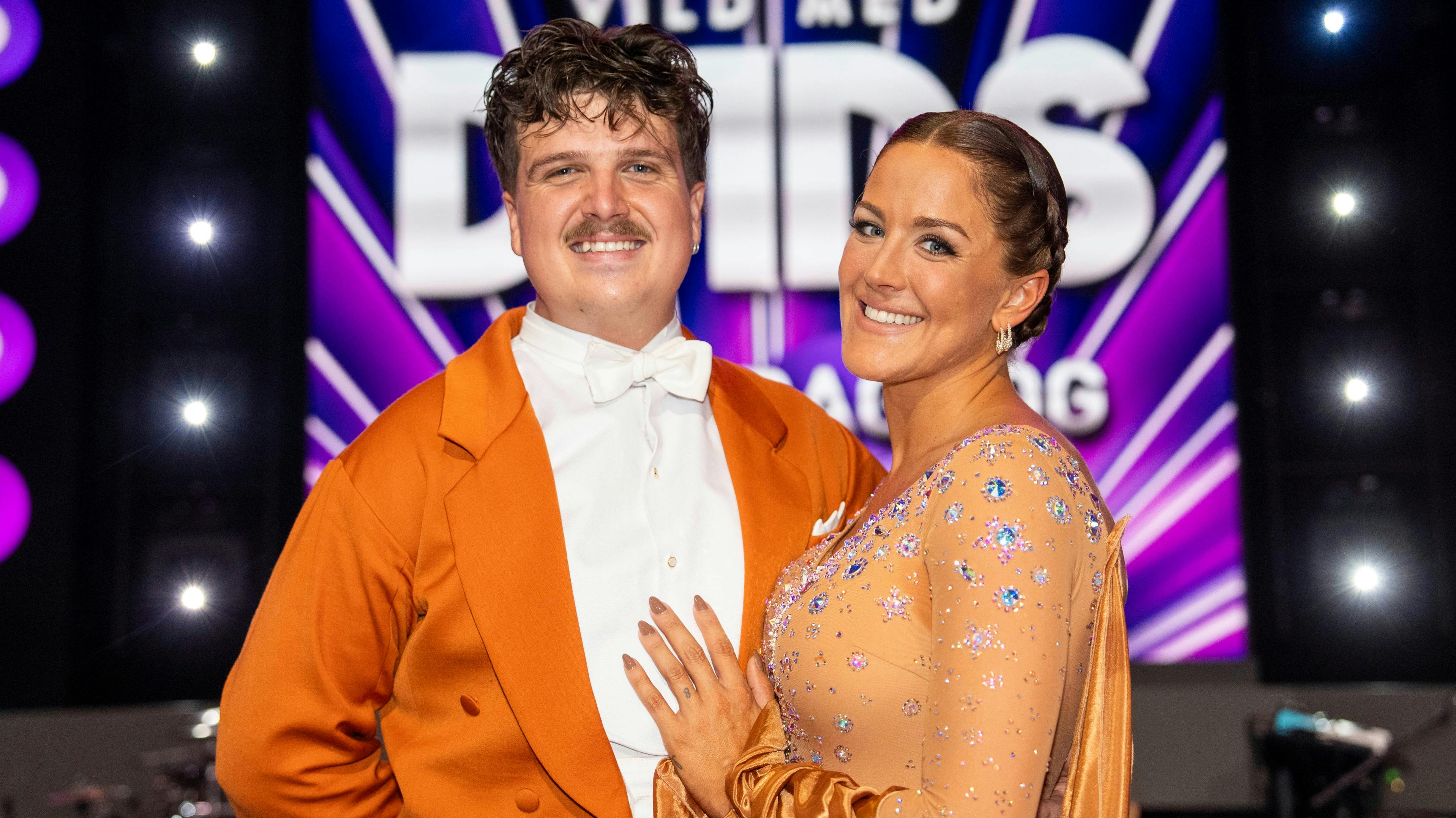 "Vild med dans"-parret Alfred Midé Erichsen og Camilla Dalsgaard.