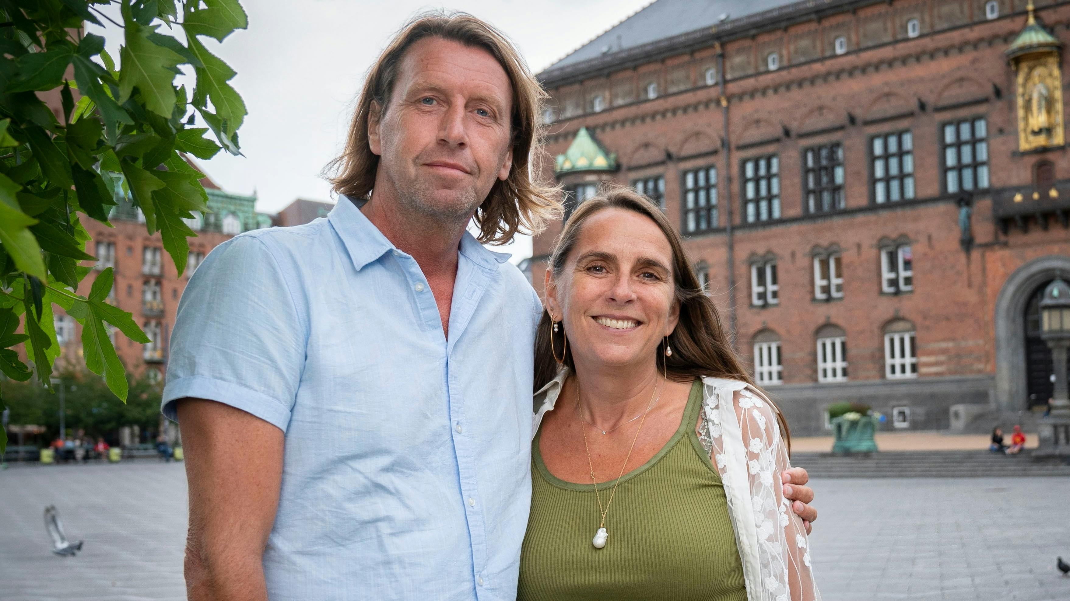 Makkerparret Anders Agger og Anne Hjernøe.