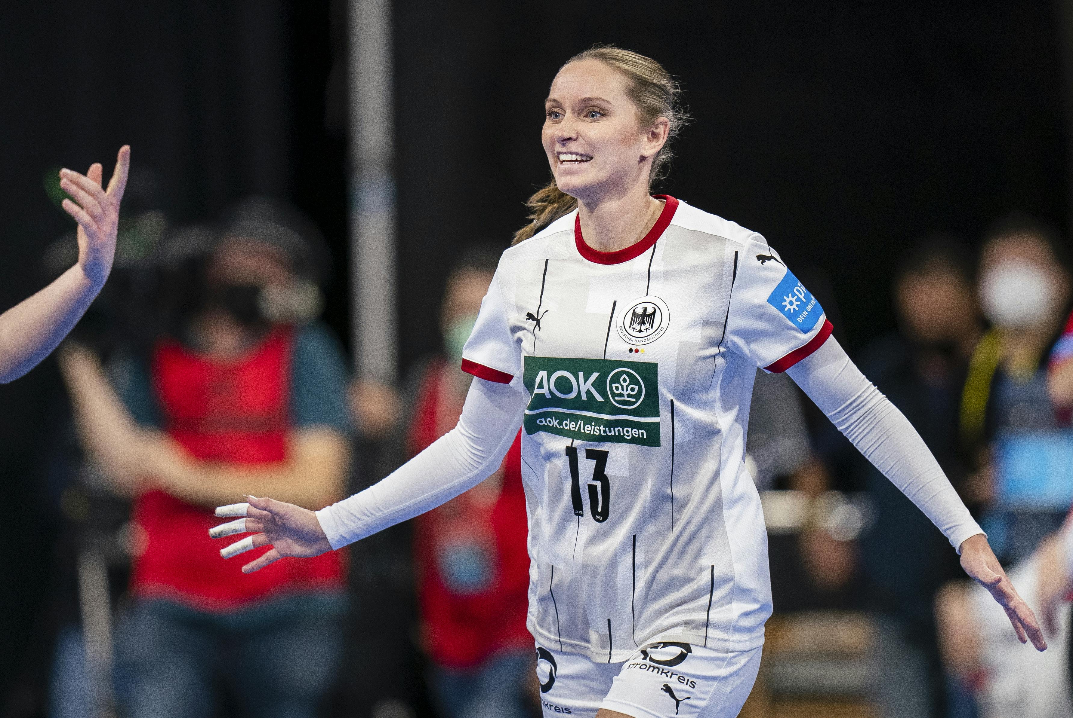 Silje Brøns Petersen efter VM-kampen mellem Tyskland-Sydkorea i Granollers, fredag den 10. december 2021. (Foto: Liselotte Sabroe/Ritzau Scanpix)