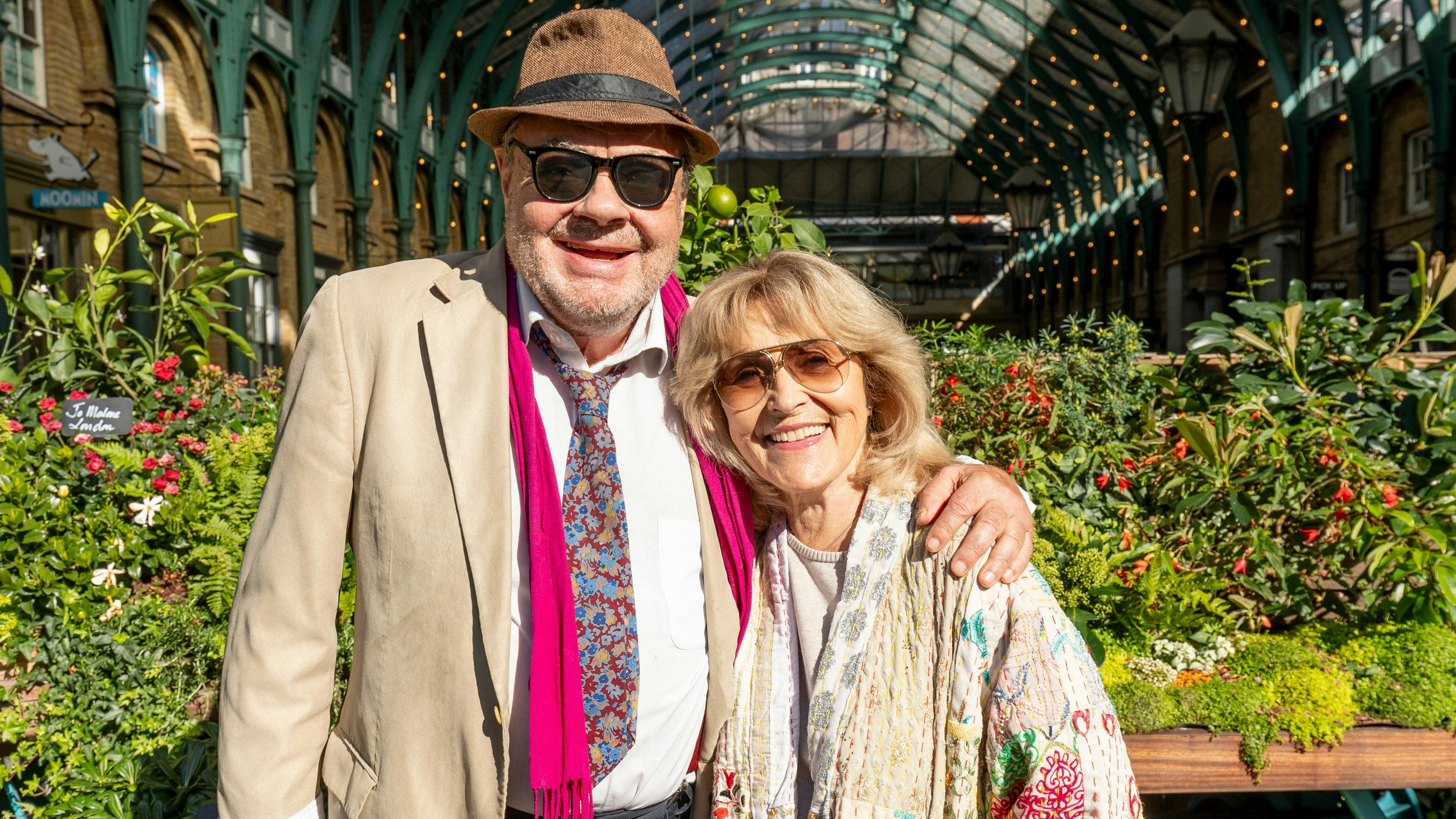 Tommy Kenter og Susse Wold hyggede sig i London. 