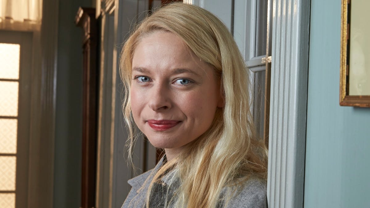 Anne Bergfeld havde sin kendte far med til premiere