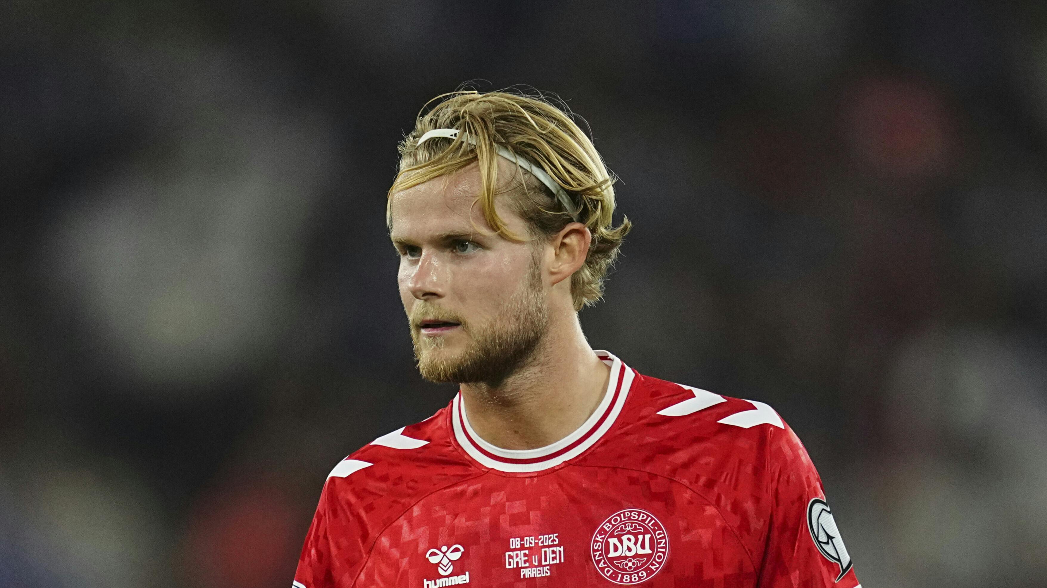 Morten Hjulmand kan glæde sig til, at han til marts skal være far for første gang.