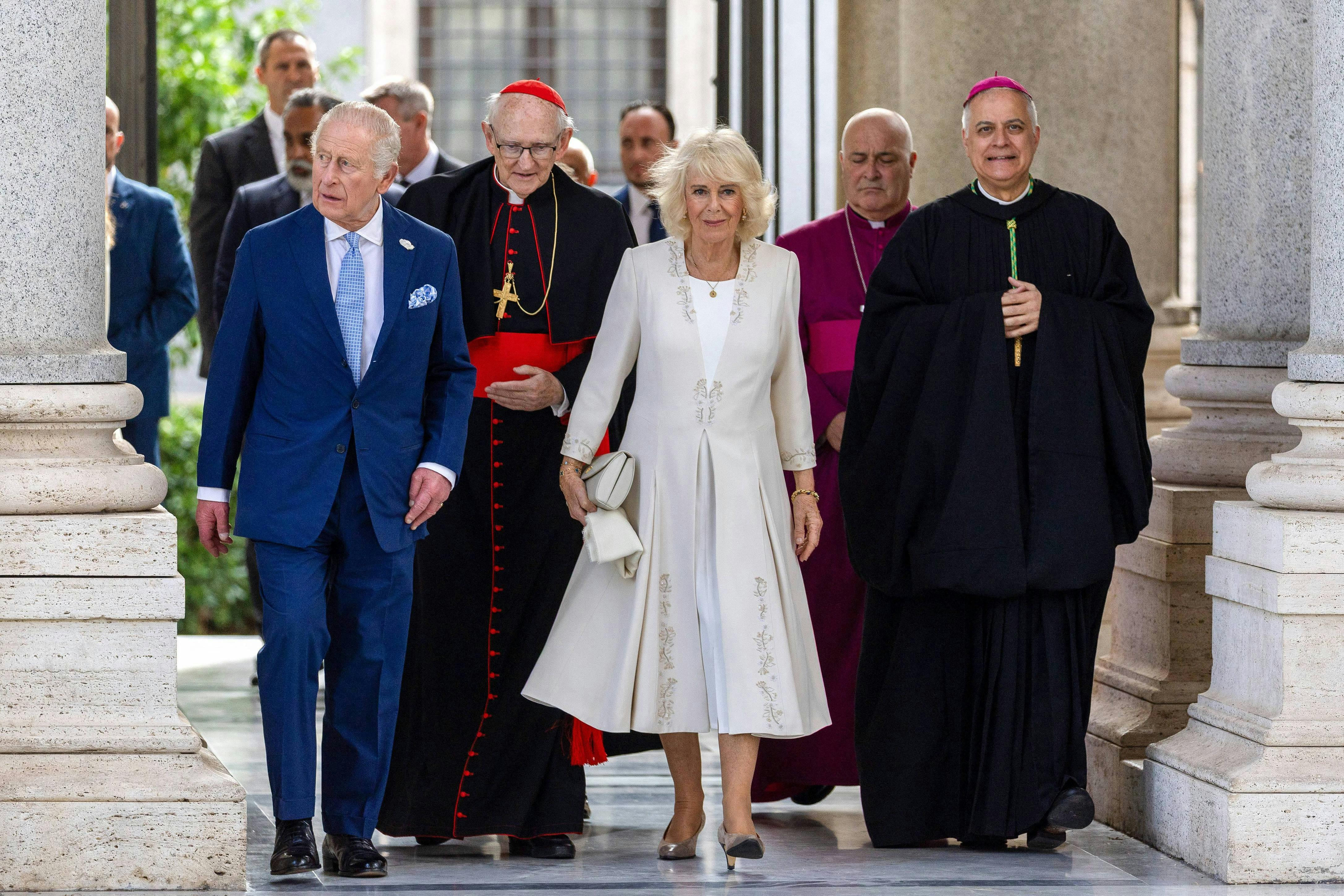 Kong Charles og dronning Camilla i Rom den 23. oktober 2025.