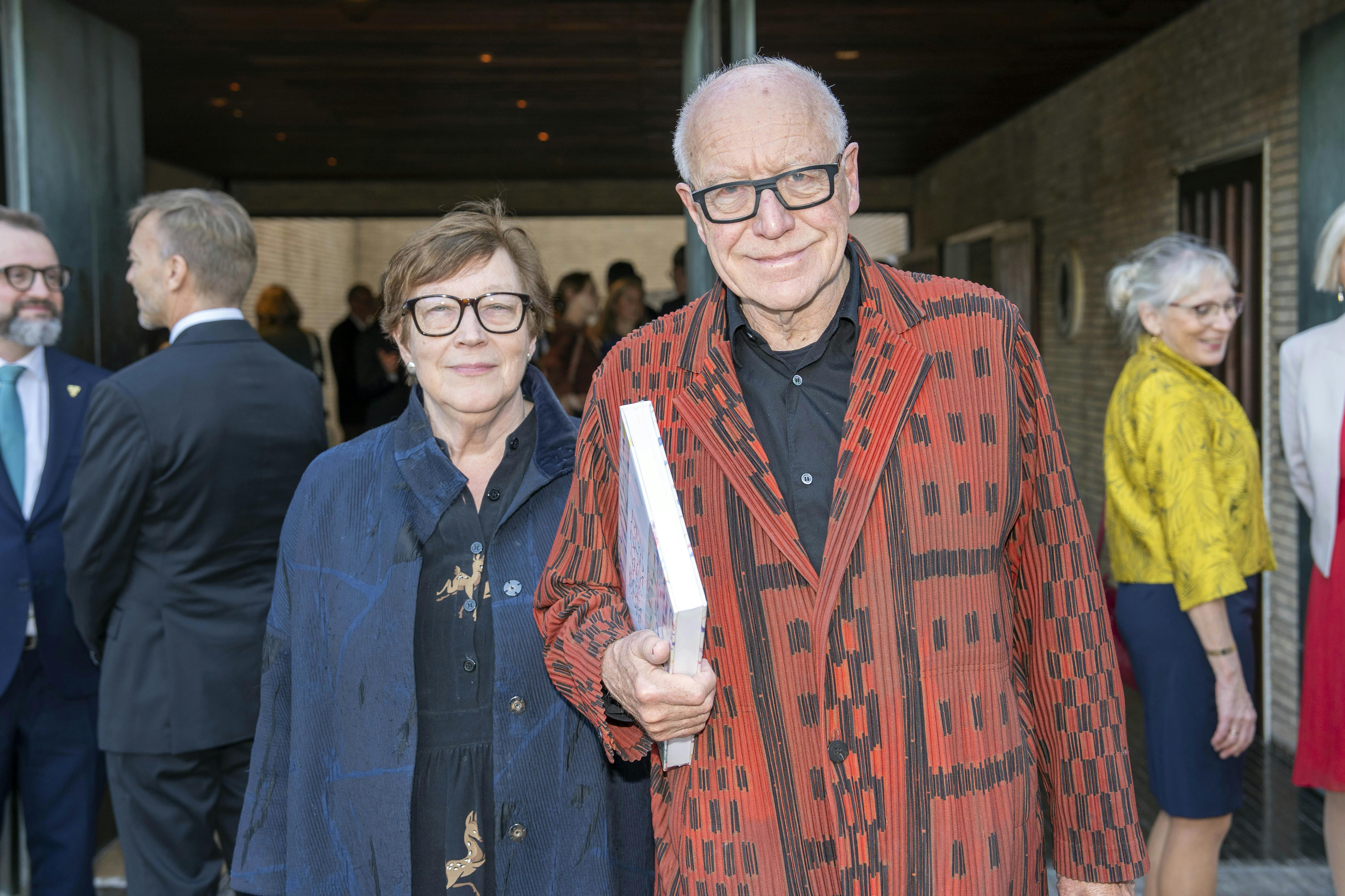 Ditlev Tamm med sin hustru Pia til overrækkelsen af Dronning Margrethes Romerske Pris på Det Danske Institut for Videnskab og Kunst i Rom