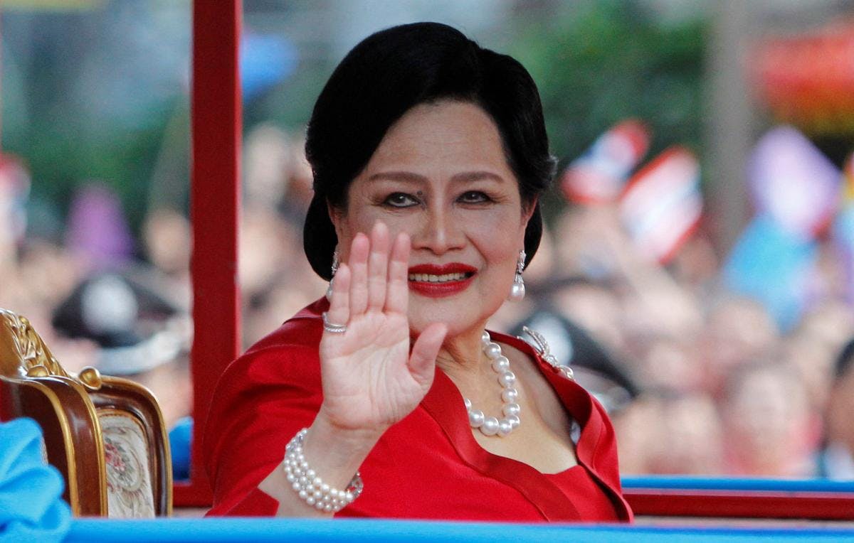 Dronning Sirikit fotograferet i Bangkok i januar 2012.
