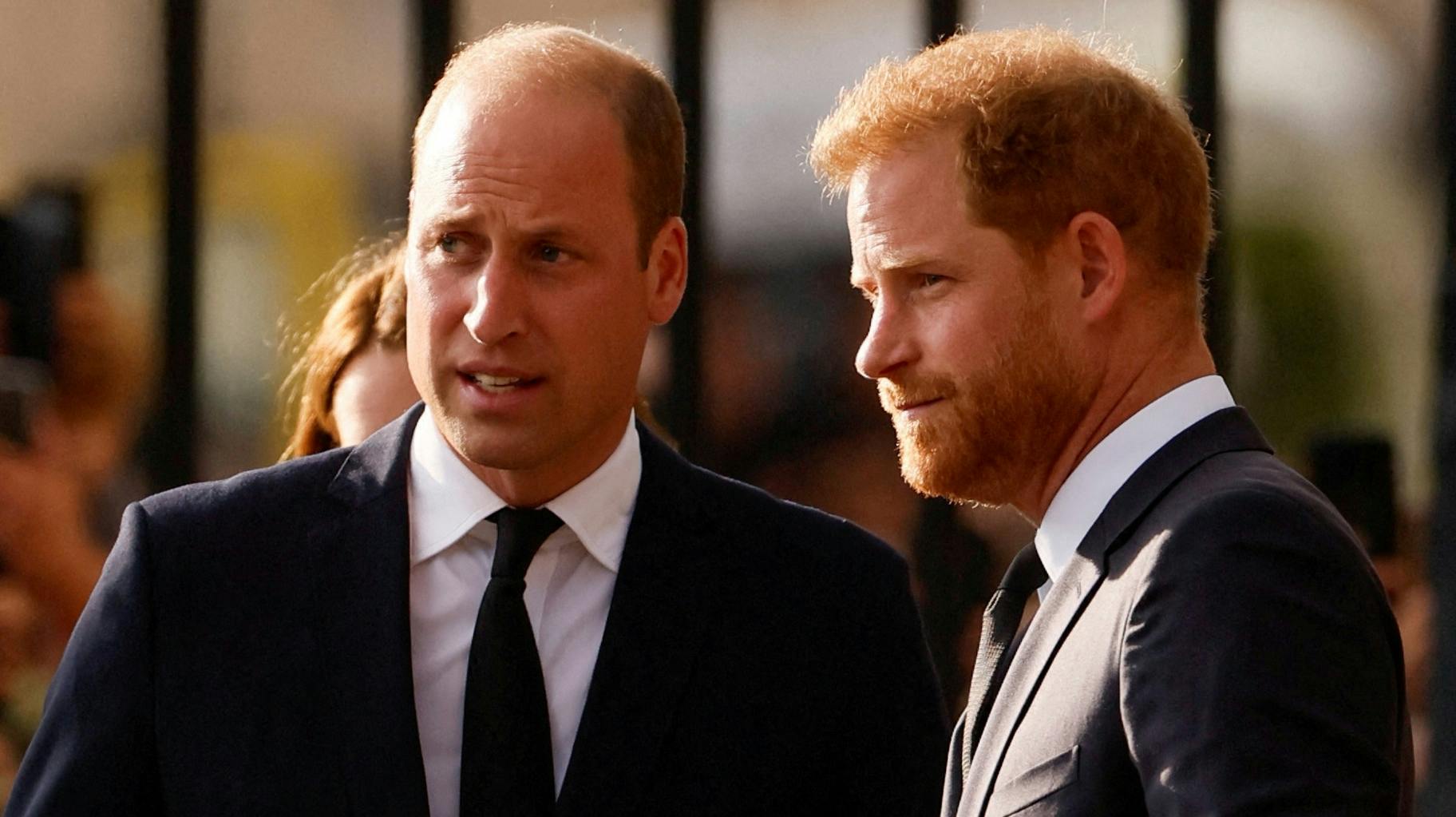 Prins William og prins Harry.