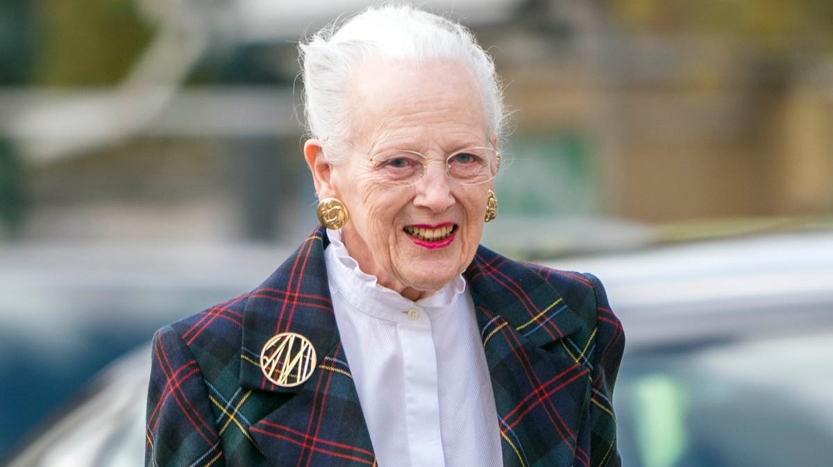 Dronning Margrethe under sit besøg i den italienske hovedstad Rom i weekenden.