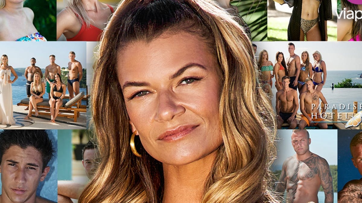 Rikke Gøransson er vært på fire programmer om "Paradise Hotel".