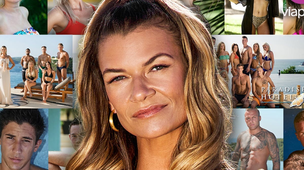 Rikke Gøransson er vært på fire programmer om "Paradise Hotel".