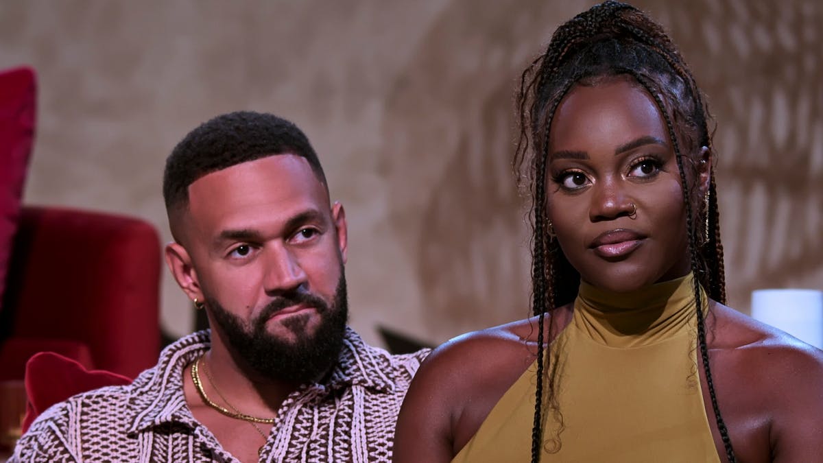 Ollie og AD fra "Love is Blind" og "Perfect Match".