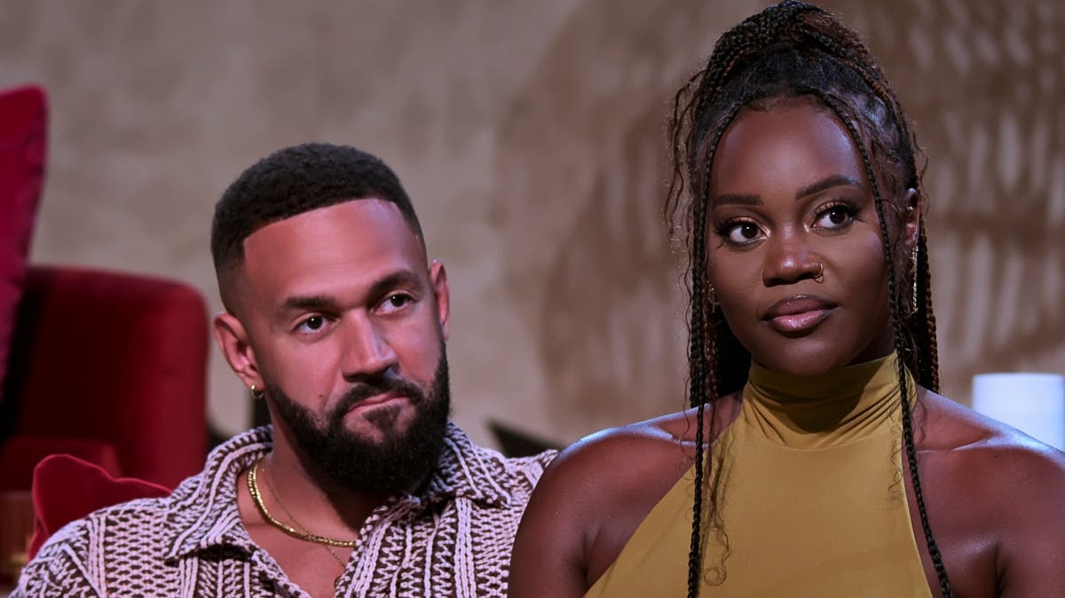 Ollie og AD fra "Love is Blind" og "Perfect Match".