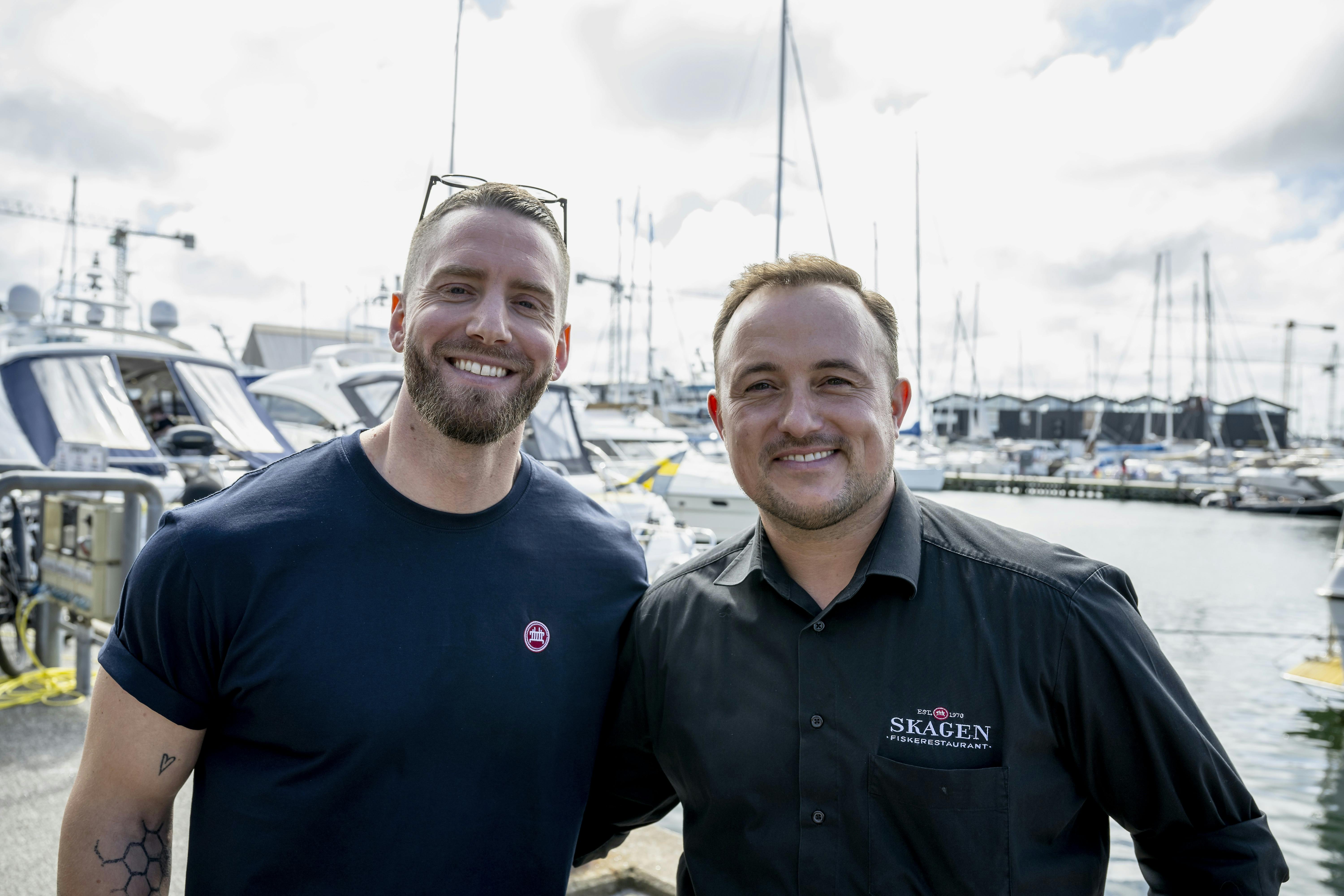 Sæþór Kristínsson og Thomas Evers Poulsen.