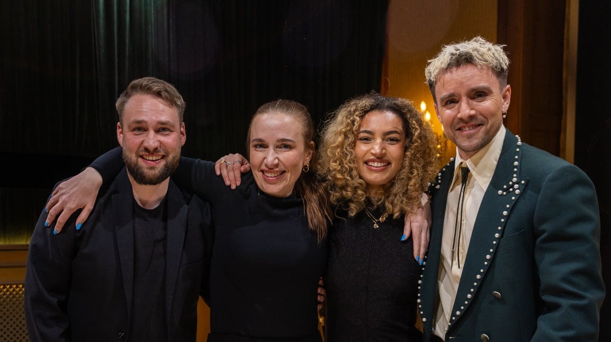Andreas, Charlotte og Sherica vandt sammen "Forræder: Ukendt Grund".