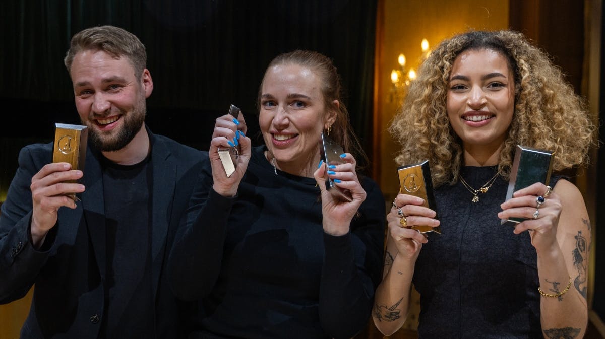 De tre vindere af "Forræder: Ukendt Grund".