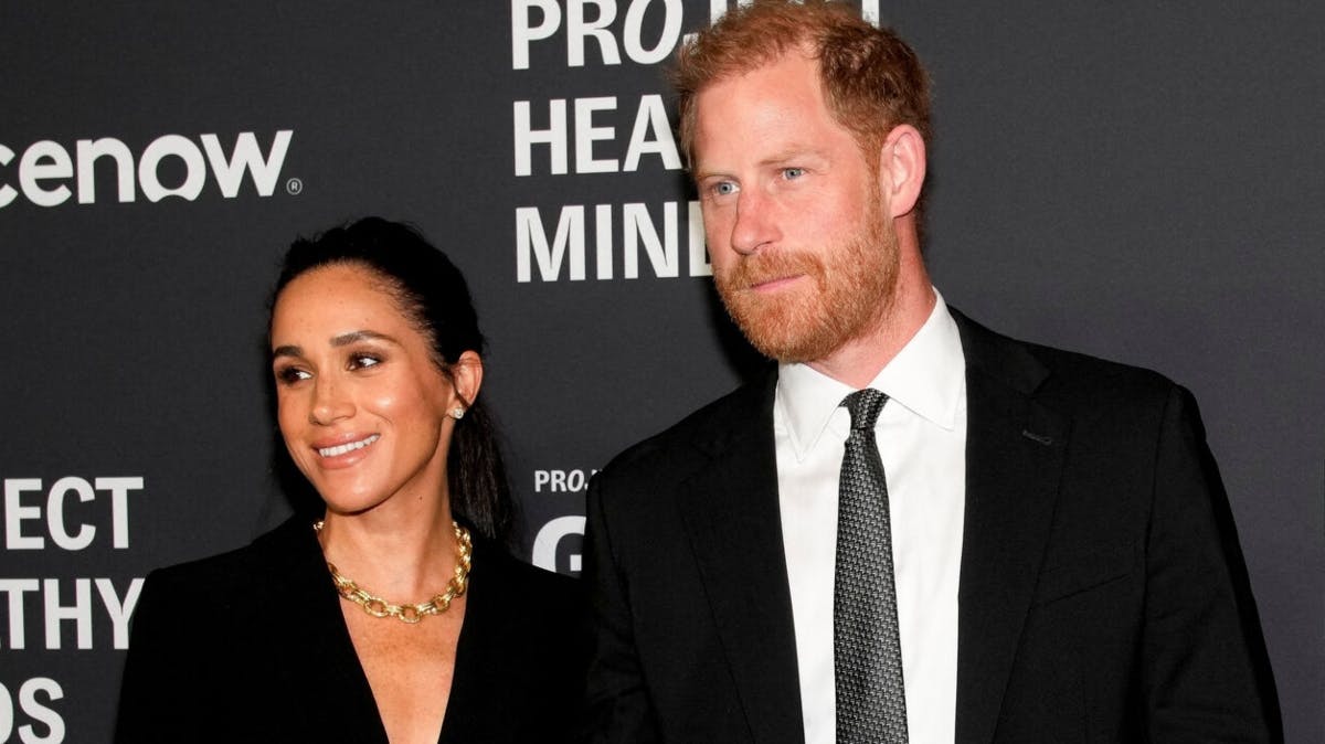 Meghan og Harry fik en lidt blandet oplevelse forleden på Dodgers Stadium i Los Angeles