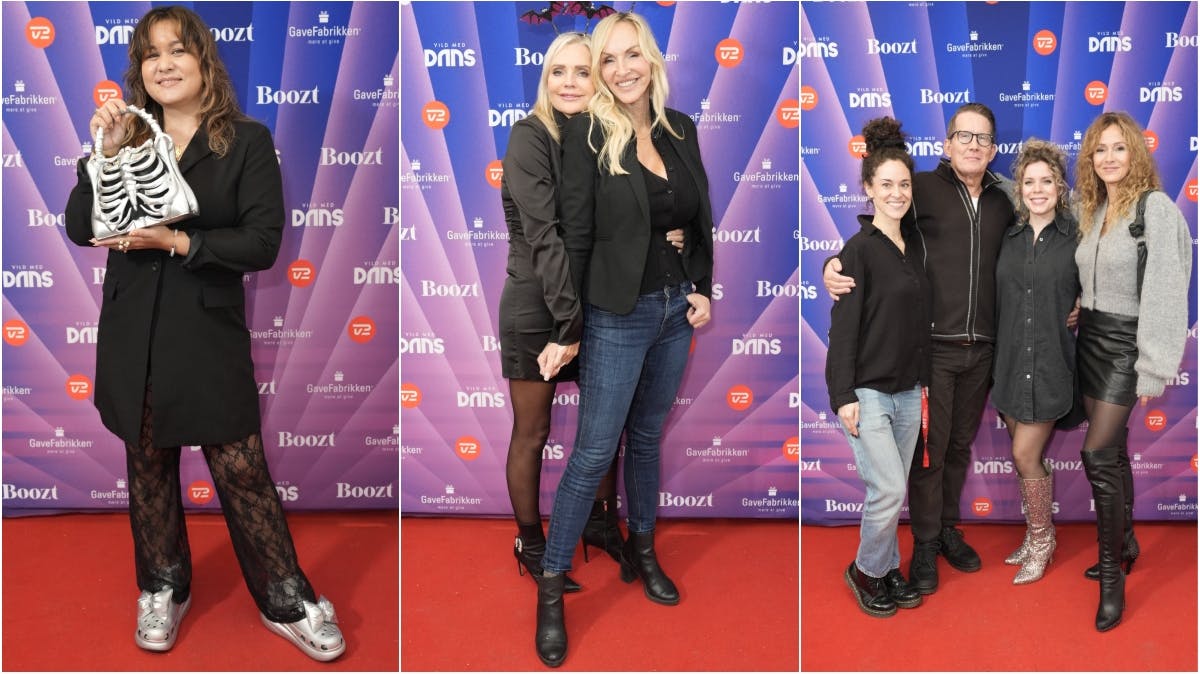 De kendte gæster ankommer til den røde løber i "Vild med dans".