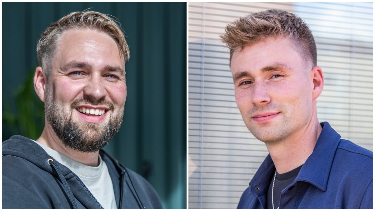 Andreas og Nicklas fra "Forræder: Ukendt grund."