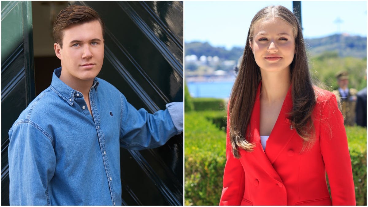 Kronprins Christian og prinsesse Leonor