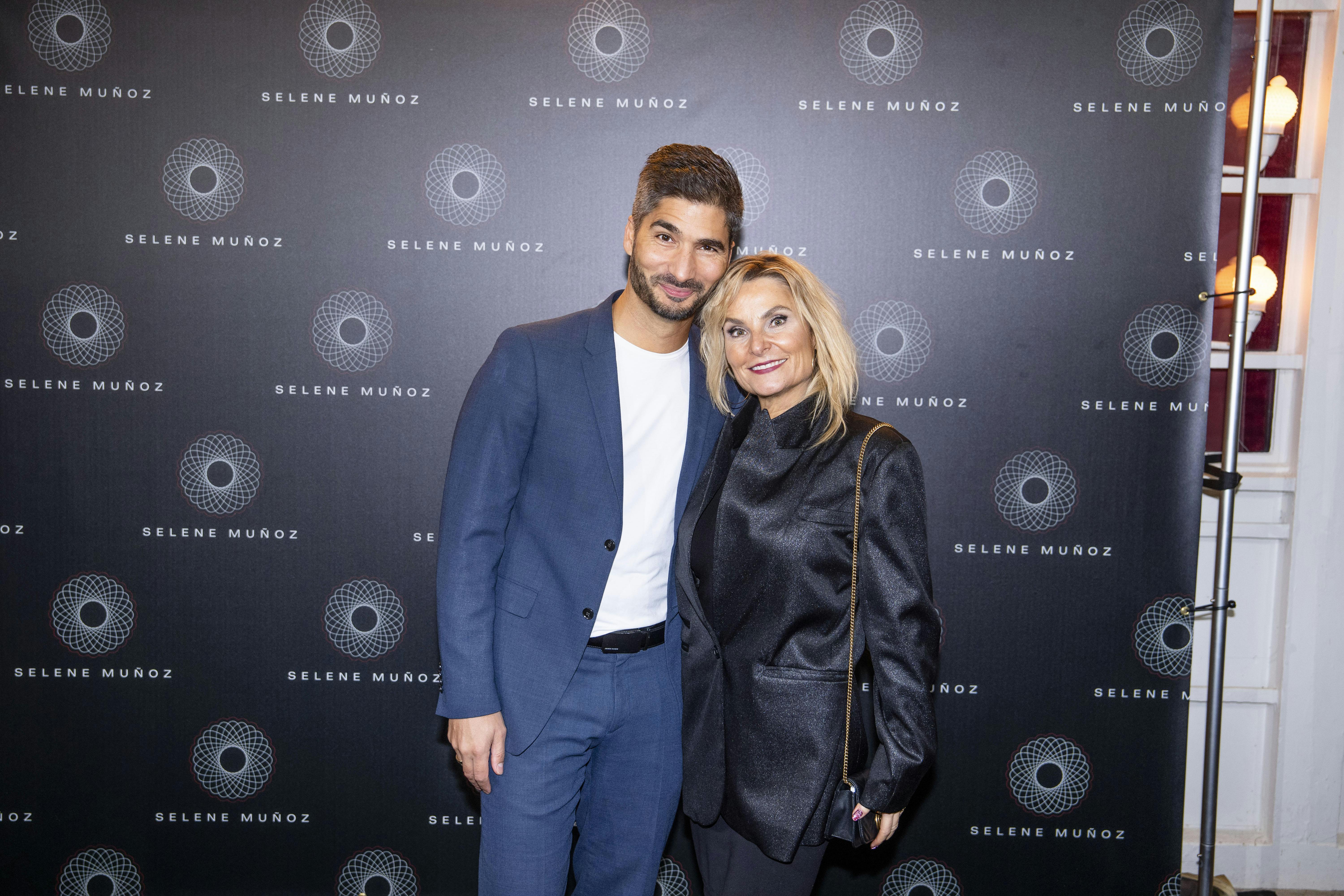 Michéle Bellaiche med sin mand, Andreas Mathew.